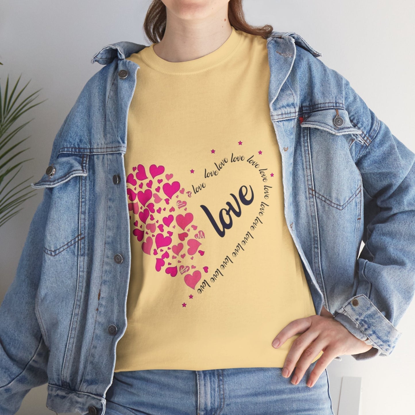 Valentines Day Hearts Love T-Shirt, Red Heart Love Gift