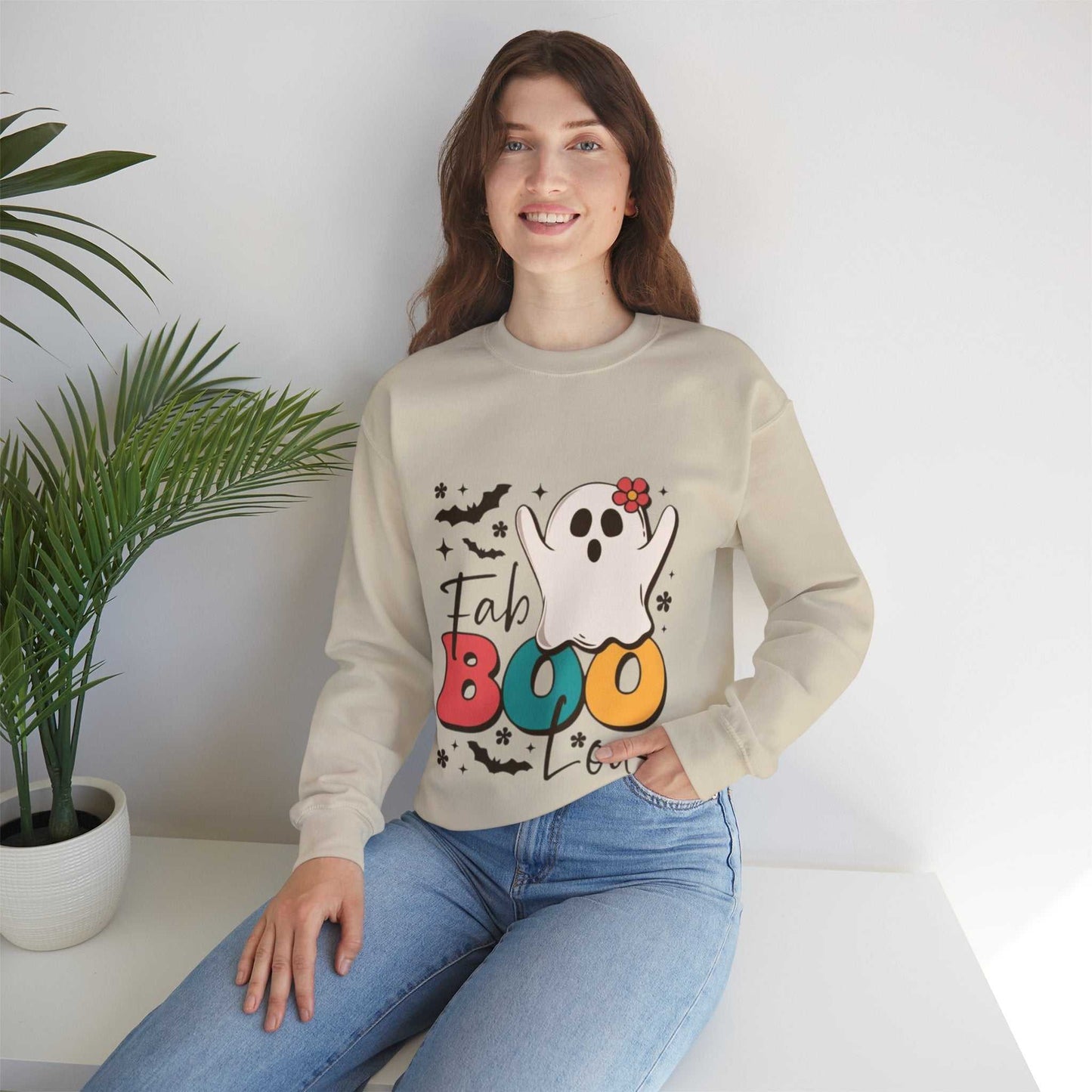 Fabulous Boo Sweatshirt, Halloween Party Gift