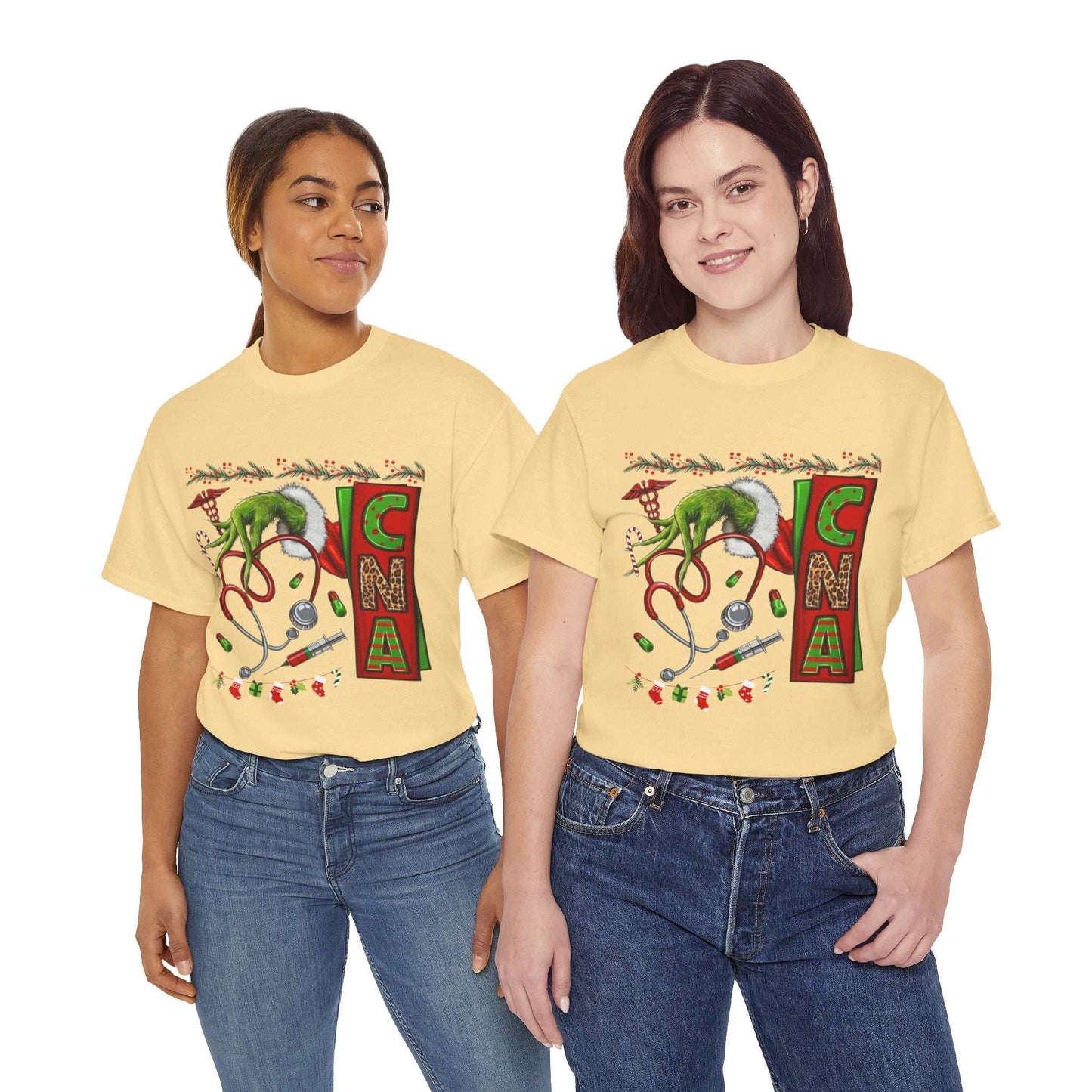 Nurse Stethoscope Christmas T-shirt, Grinch Stethoscope Gift