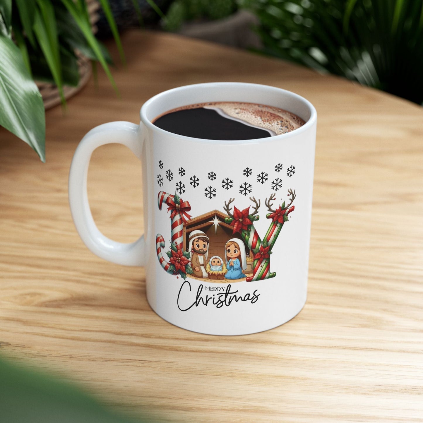 Joy To The World Mugs, Christmas Baby Jesus Gift