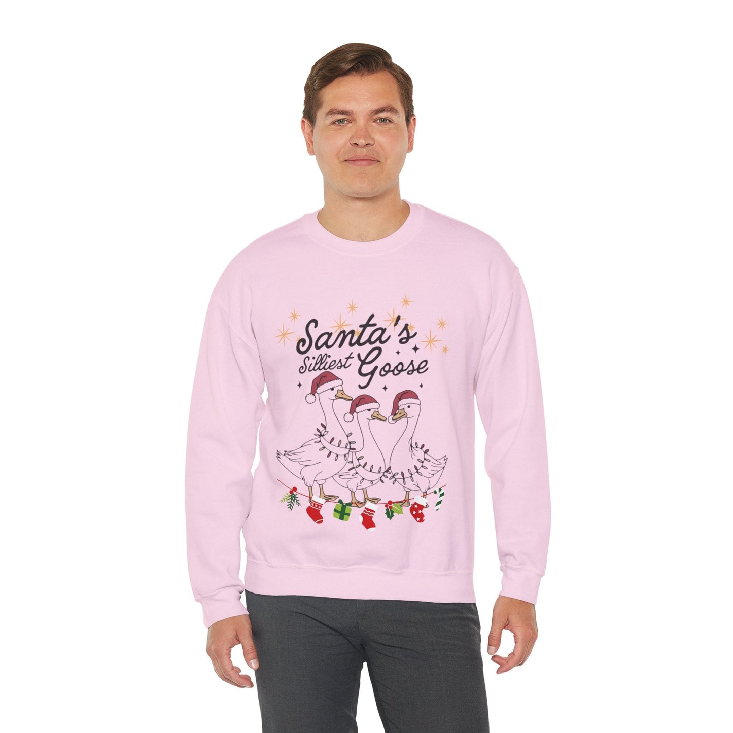 Santas Silliest Goose Sweatshirt, Farmer Christmas Gift