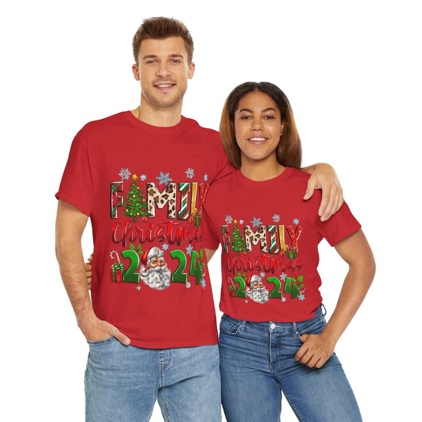 Halloween Family Christmas 2024 Shirt, Santa Claus Family Gift