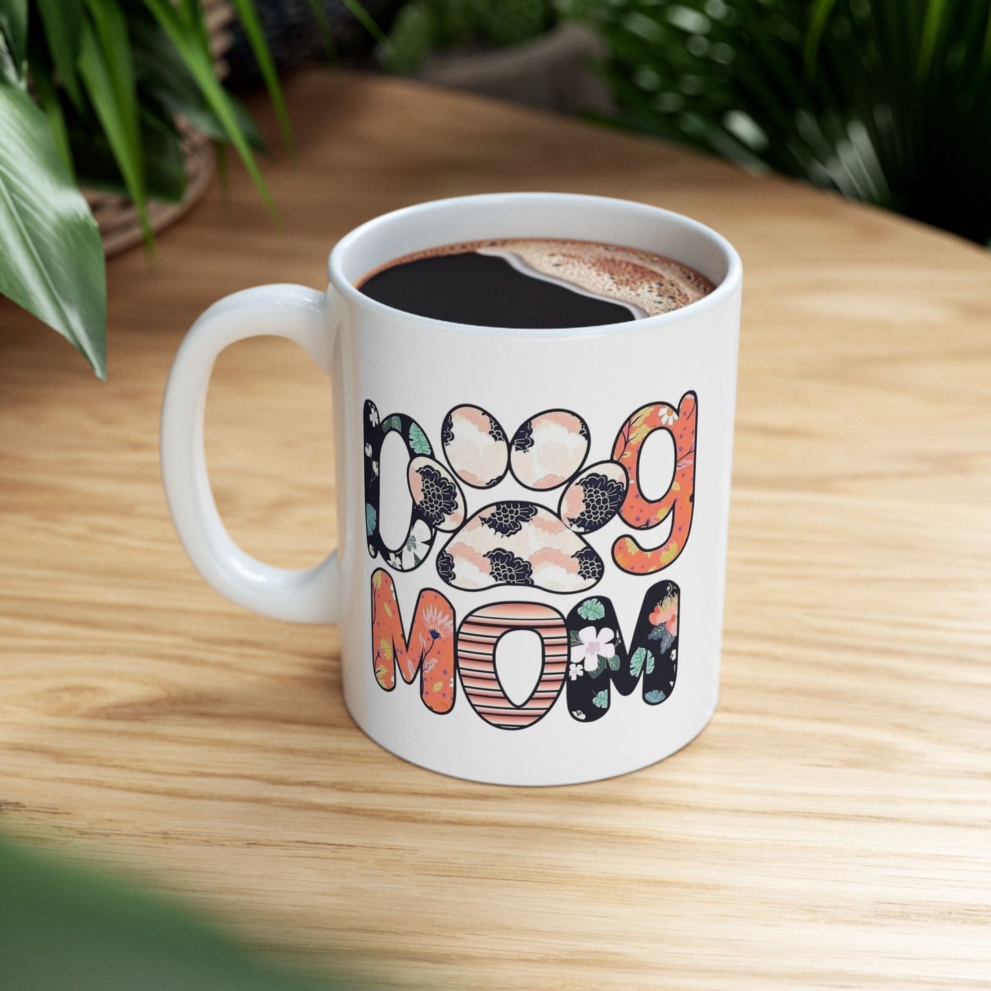Floral Design Mom Mug - Perfect Gift for Mother's Day or Birthdays