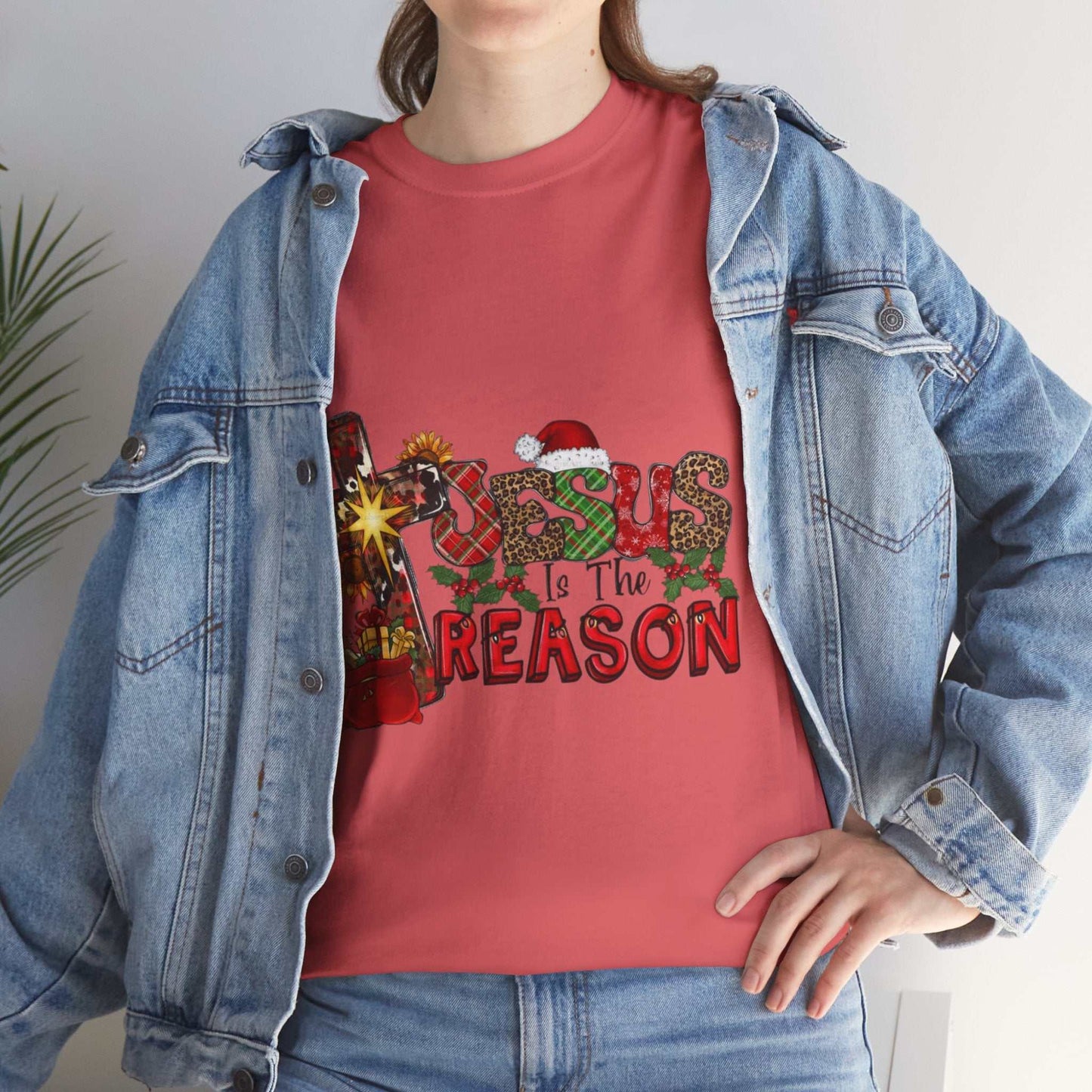 Jesus Is The Reason Shirt, Religious Christmas Gift