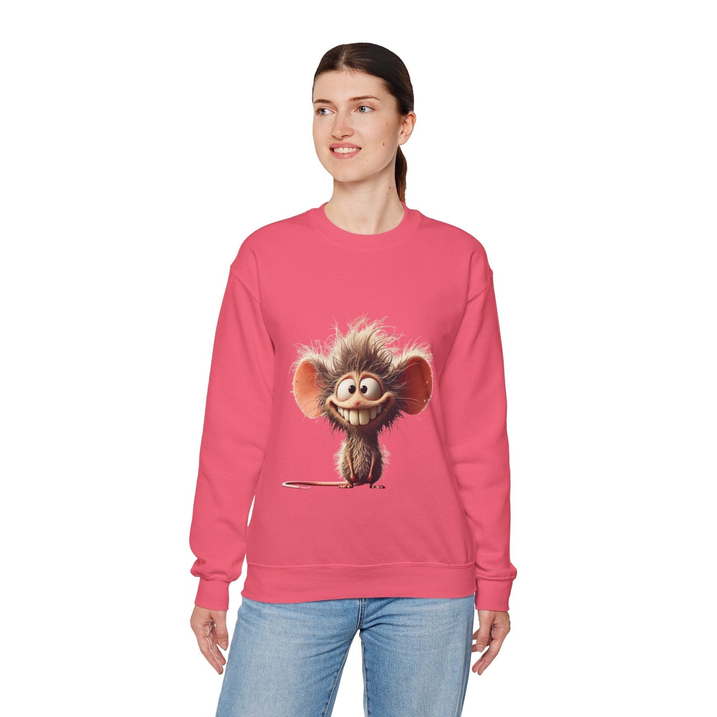 Funny Cartoon Character Unisex Crewneck Sweatshirt