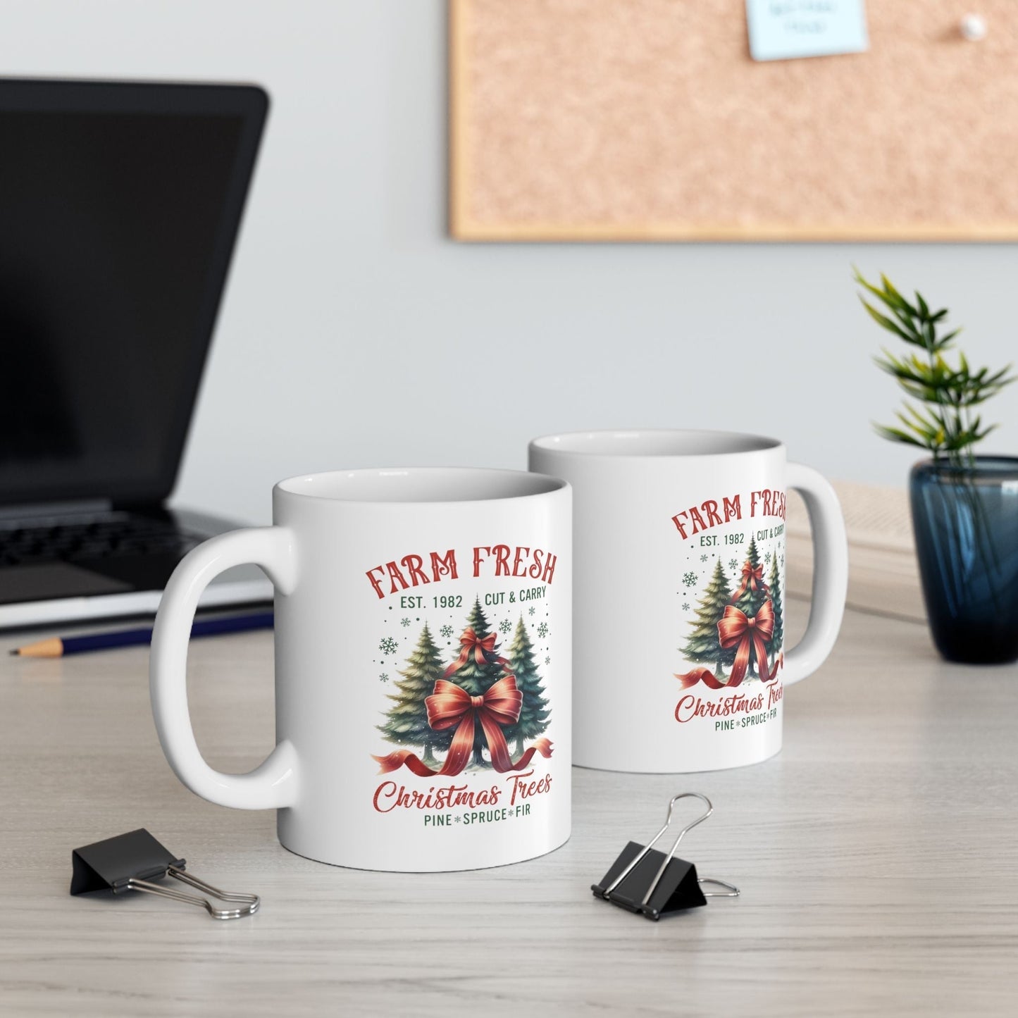 Farm Fresh Christmas Trees Mugs