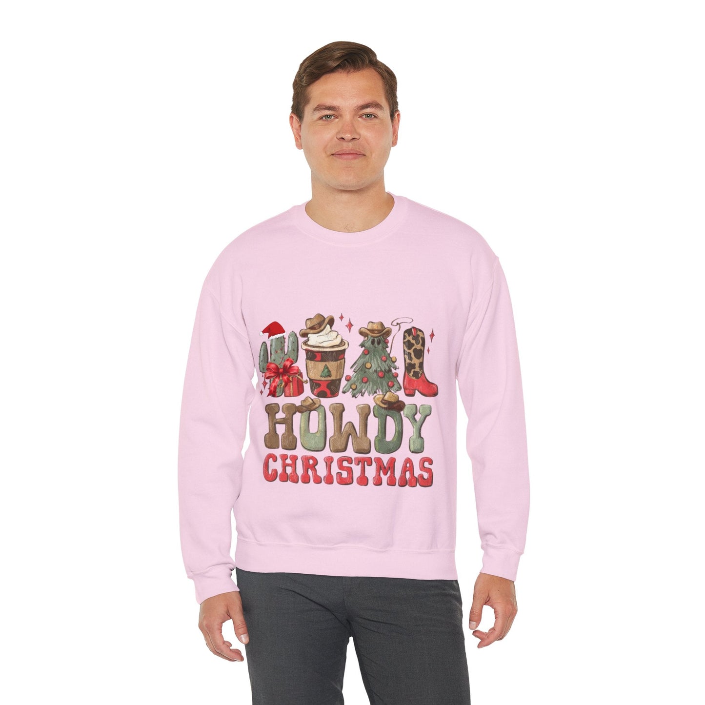 Howdy Christmas Sweatshirt, Cowboy Christmas Gift