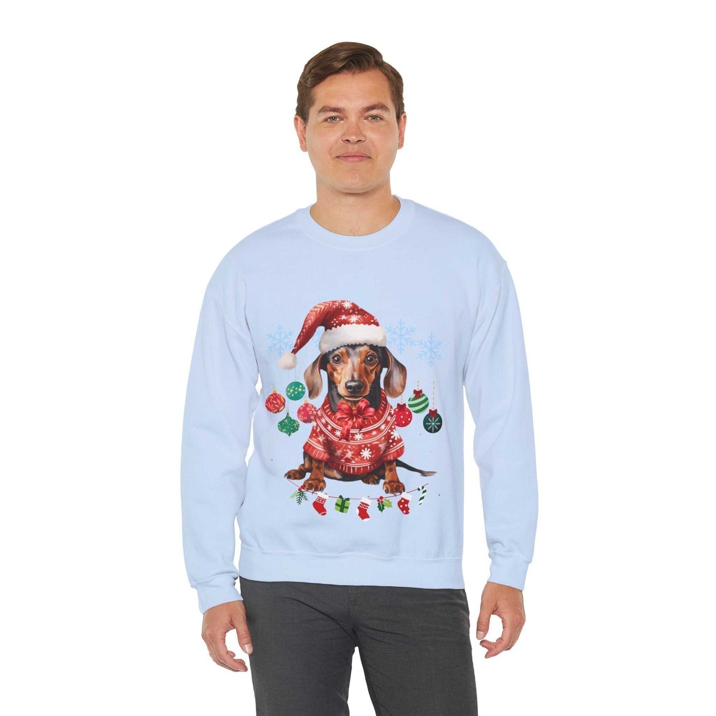 Christmas on the Farm Sweatshirt, Dog Christmas Gift,