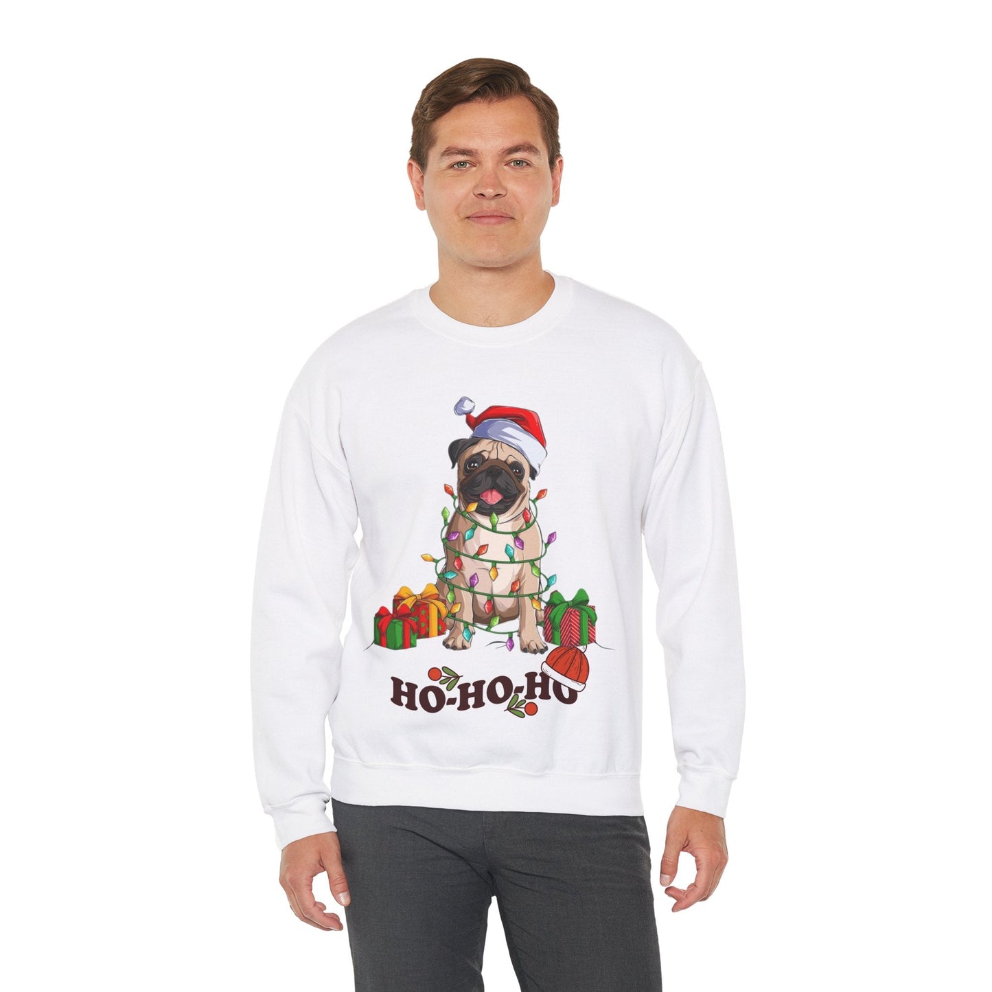 Cute Christmas Dog Sweatshirt, Christmas Dog Gift