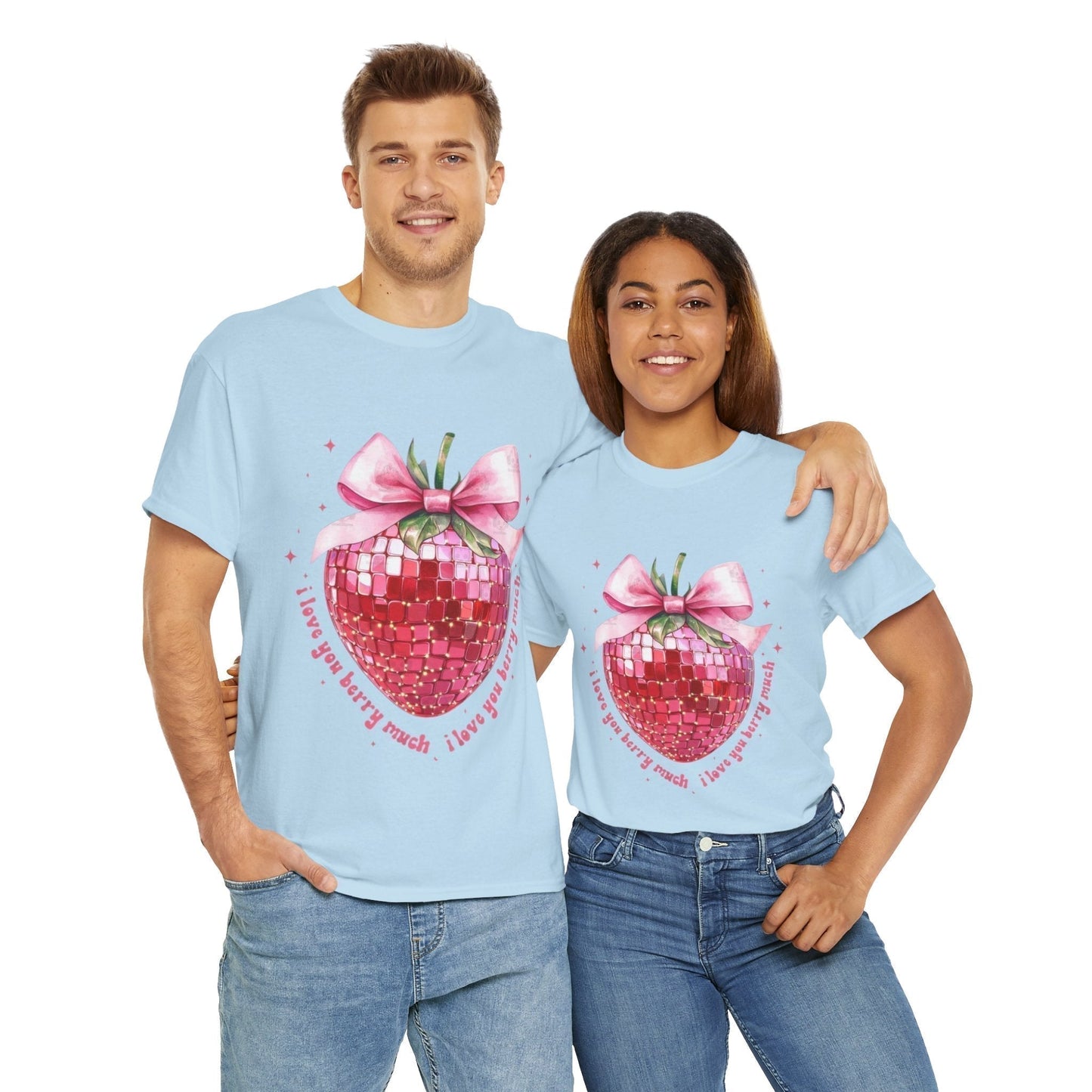 I Love You Berry Much T-Shirt , Love Valentines Heart Gift