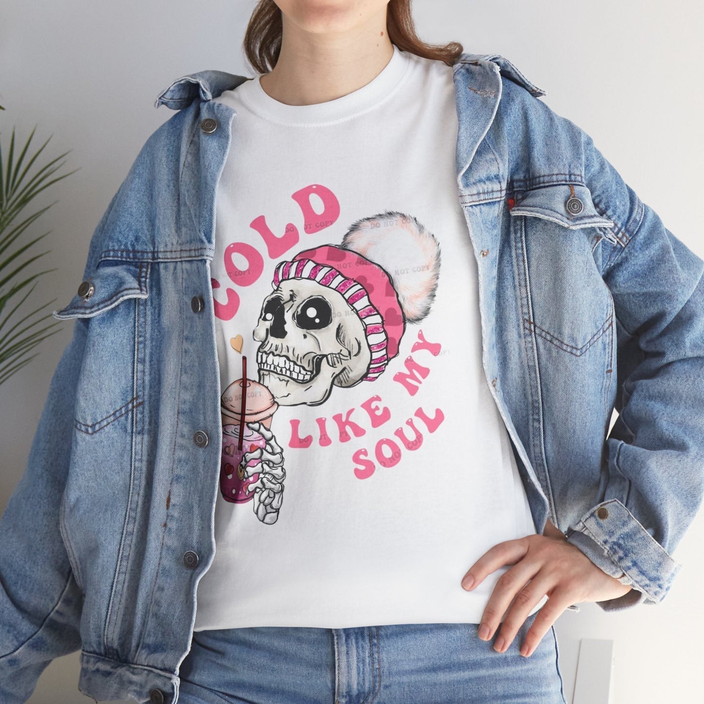 Cold Like My Soul T-Shirt, Skeleton Coffee Gift