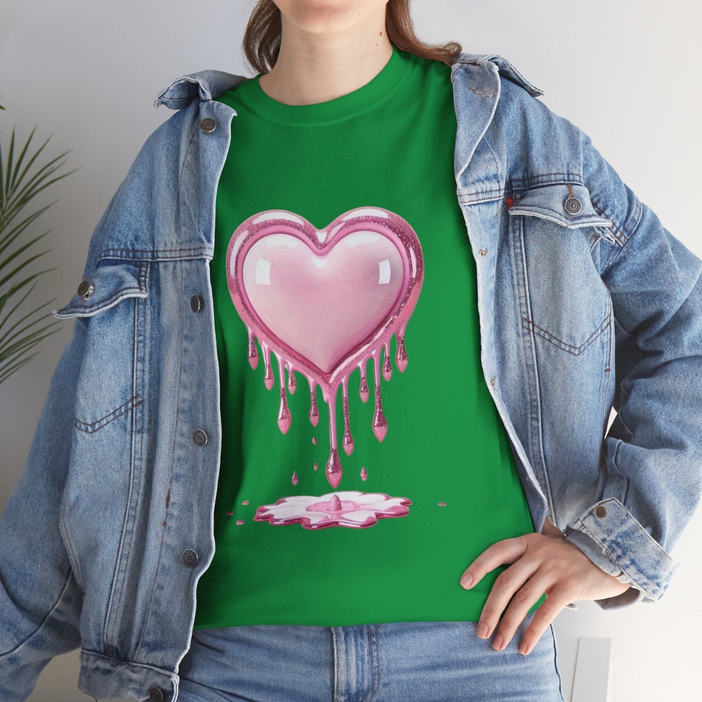 Drippy Heart Valentines Day T-shirt, My Heart Valentines Day Gift