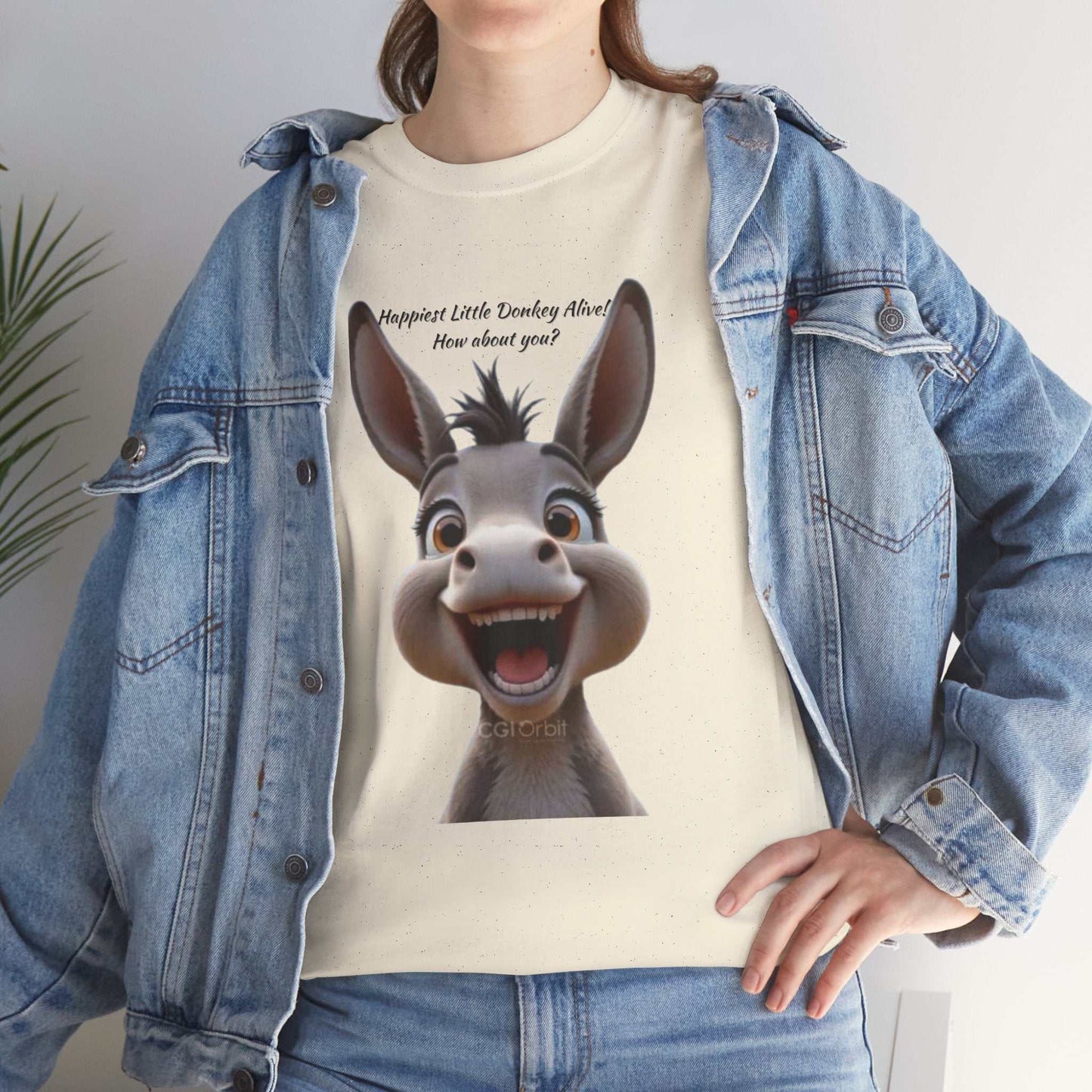 Funny donkey t-shirt - Unisex Heavy Cotton Shirt, Gift for Animal Lovers