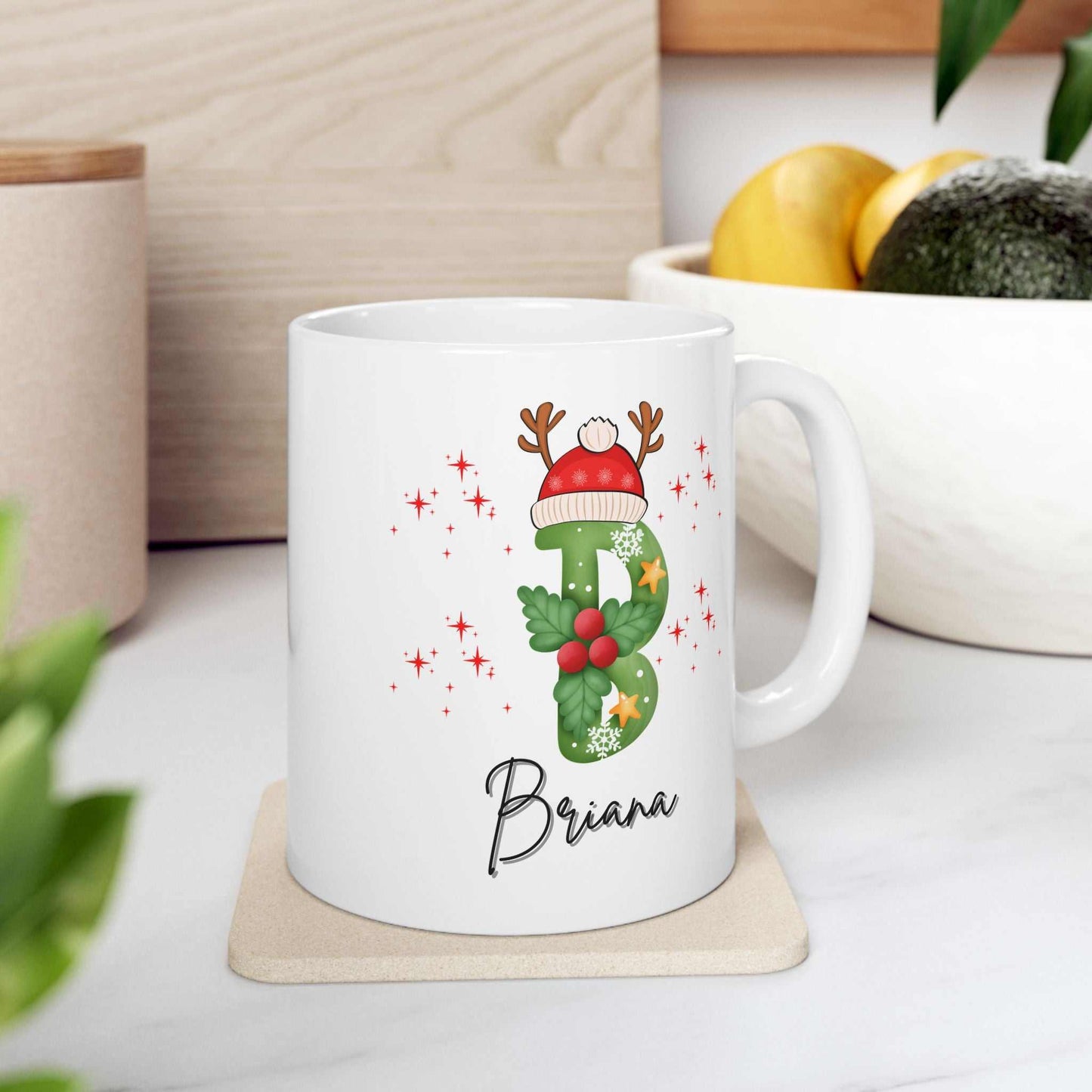 Family Christmas Name Mug, Christmas Mugs With Name Gift