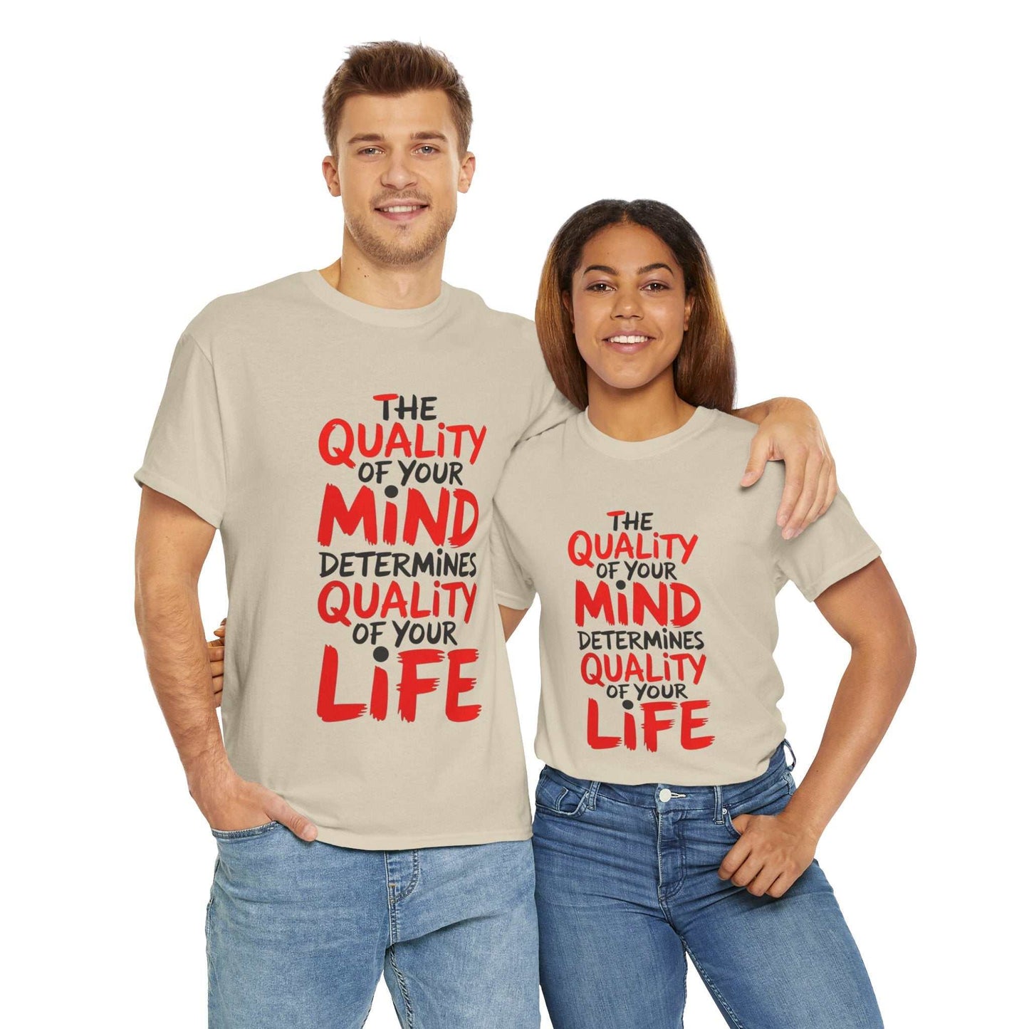 Inspiring Mind Quality Tee - Motivational Shirt, Unisex Cotton T-Shirt, Gift for Friends