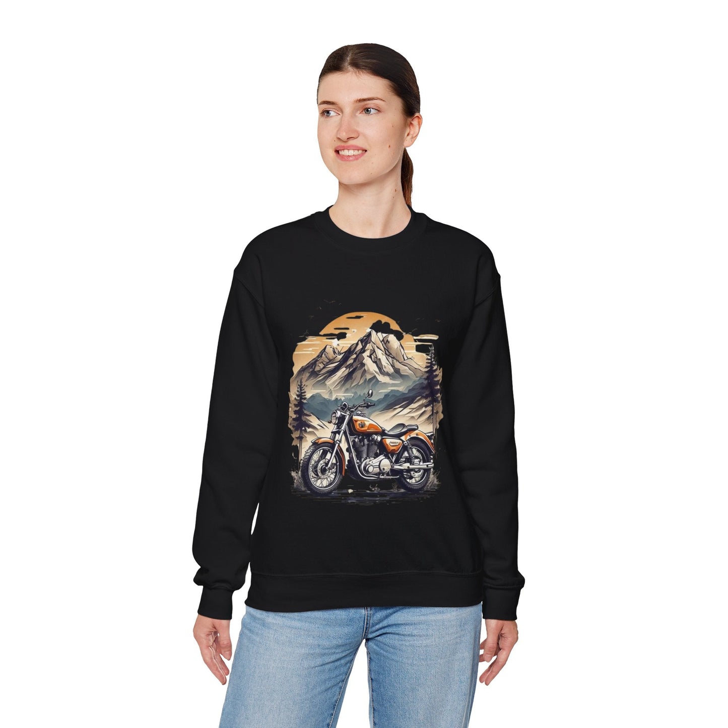 Adventure Awaits Motorcycle Sweatshirt, Retro Vintage Gift