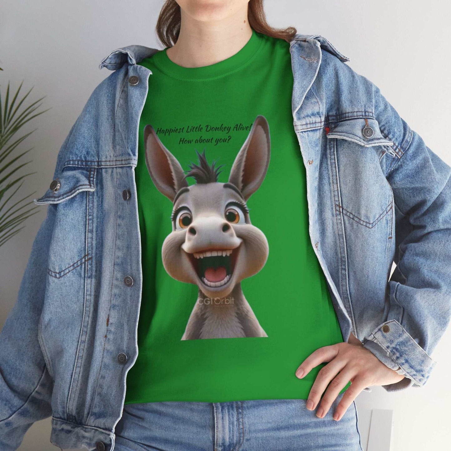 Funny donkey t-shirt - Unisex Heavy Cotton Shirt, Gift for Animal Lovers
