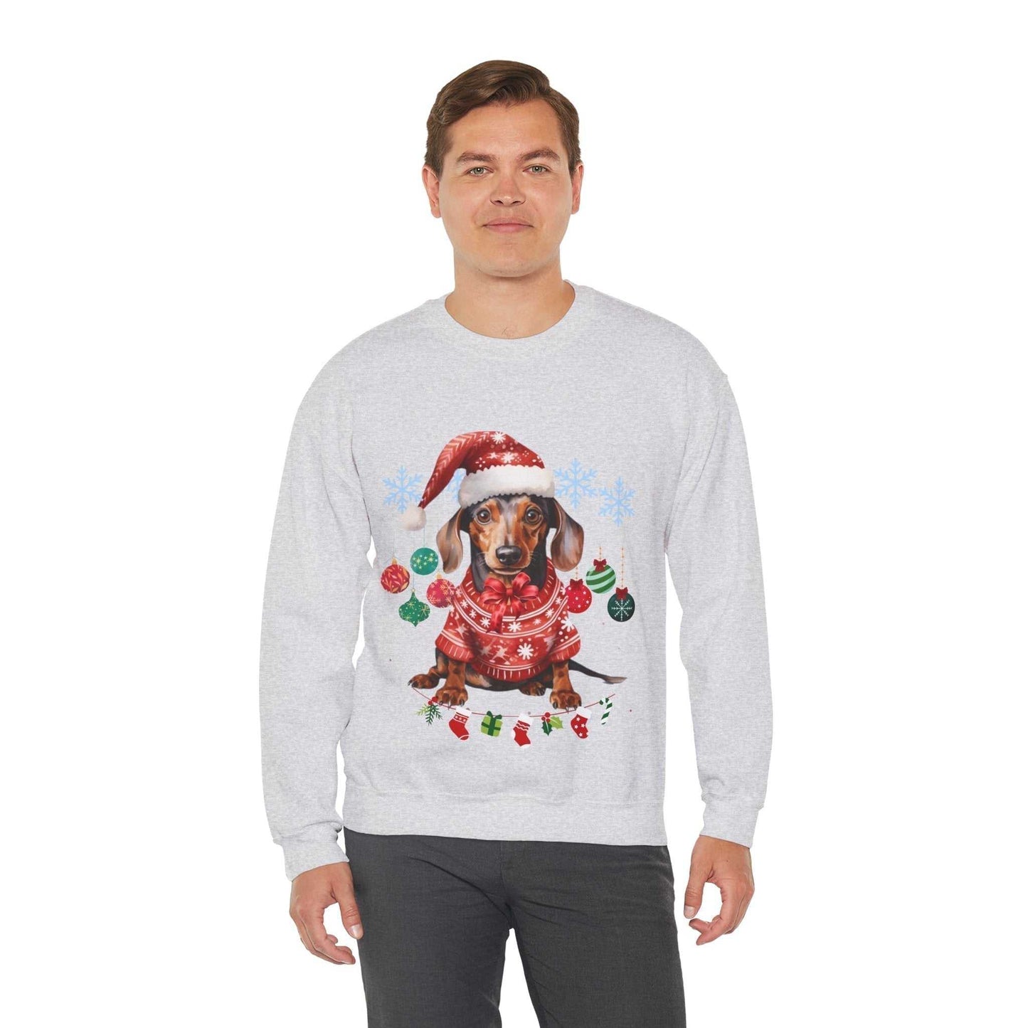 Christmas on the Farm Sweatshirt, Dog Christmas Gift,