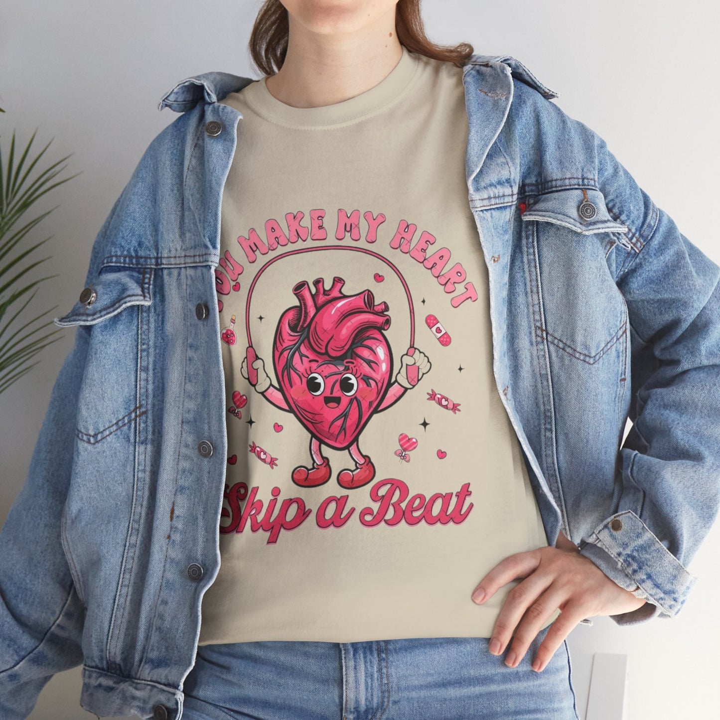 You Make My Heart Skip a Beat T-Shirt, Funny Heart Gift For Nurse