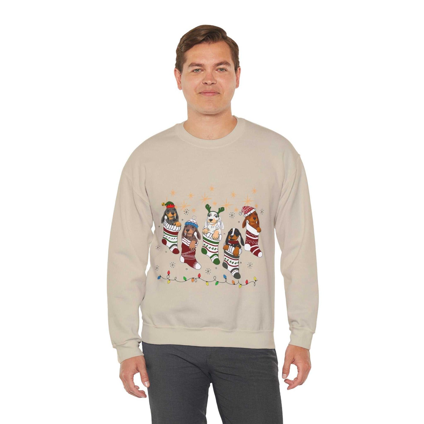 Funny Christmas Dogs Sweatshirt, Christmas Dog Gift