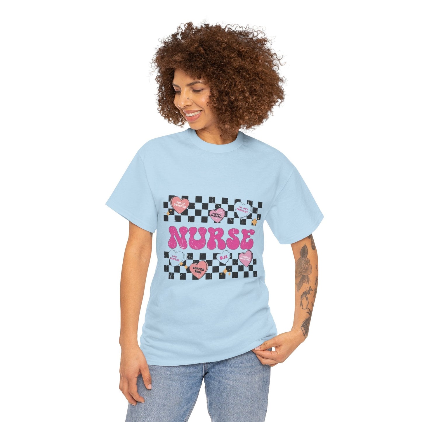 Love Nurse Retro T-Shirt, Retro Comfort Nurse Gift