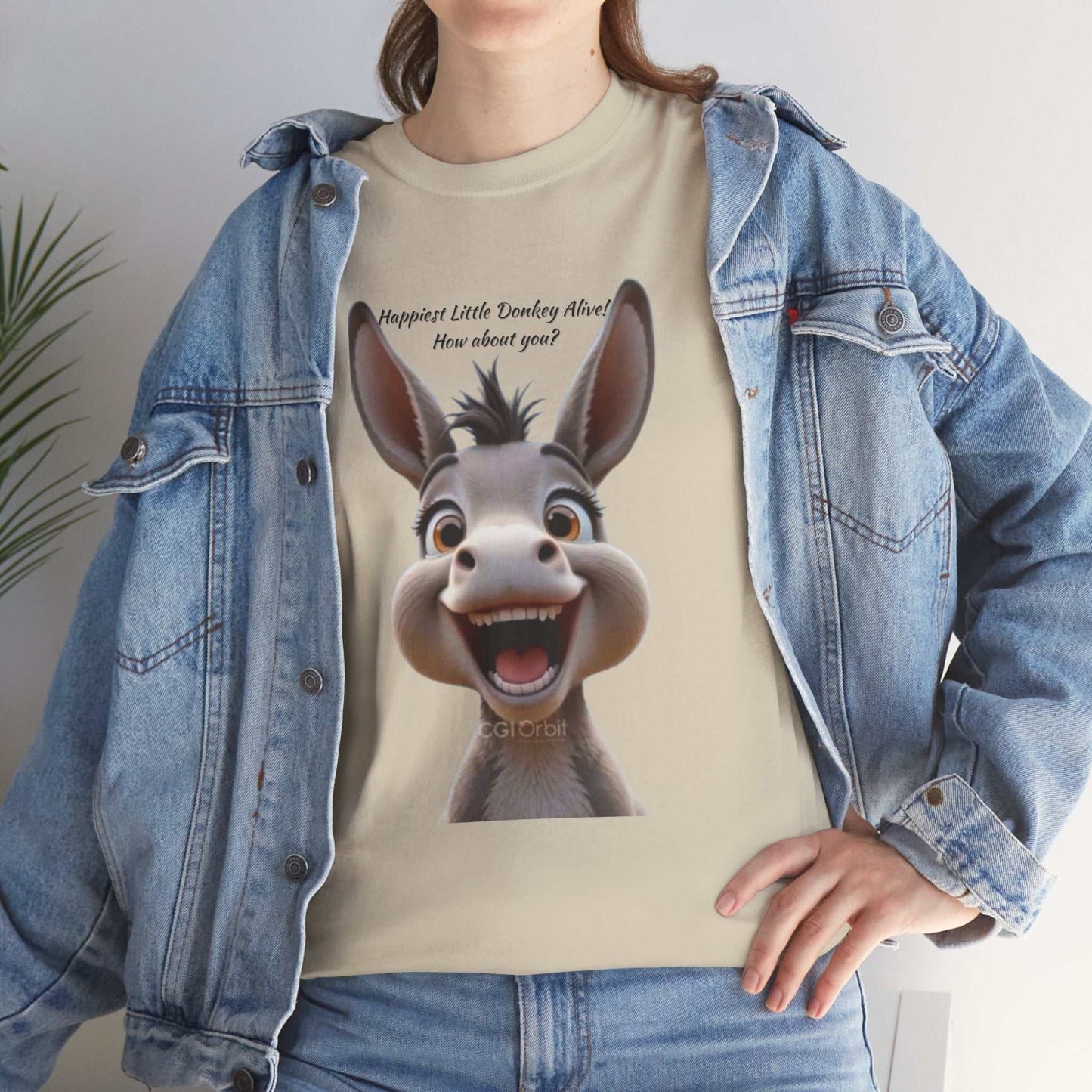 Funny donkey t-shirt - Unisex Heavy Cotton Shirt, Gift for Animal Lovers