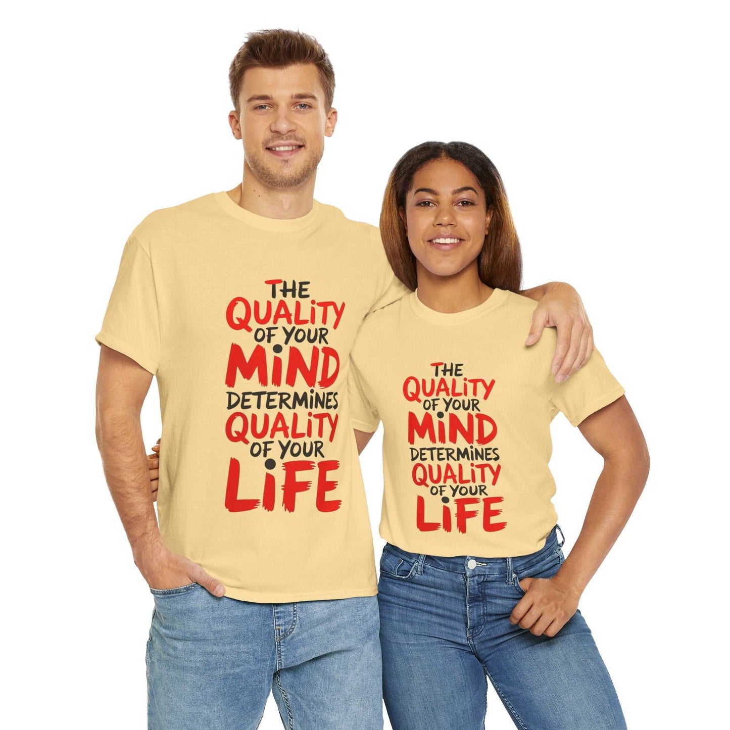 Inspiring Mind Quality Tee - Motivational Shirt, Unisex Cotton T-Shirt, Gift for Friends