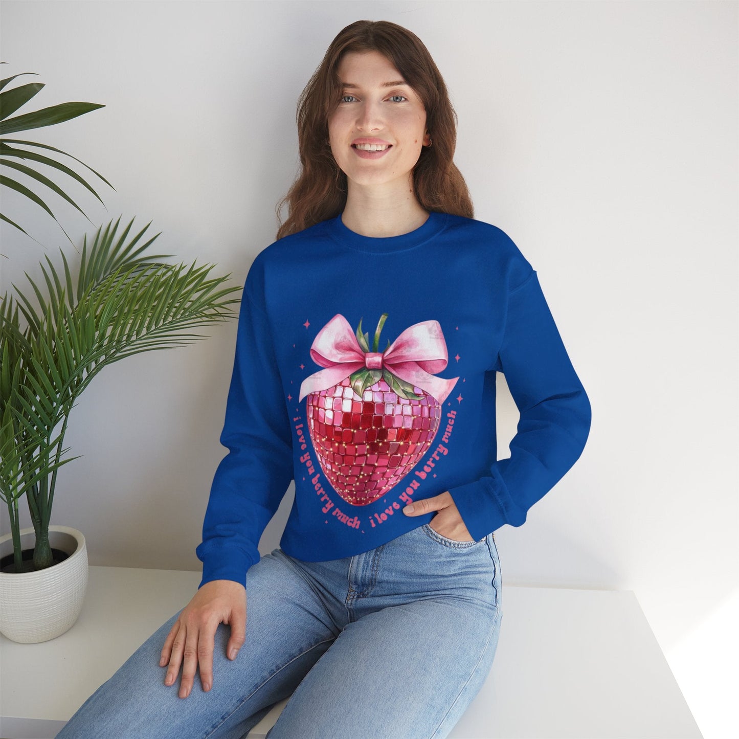 I Love You Berry Much Sweatshirt, Love Valentines Heart Gift