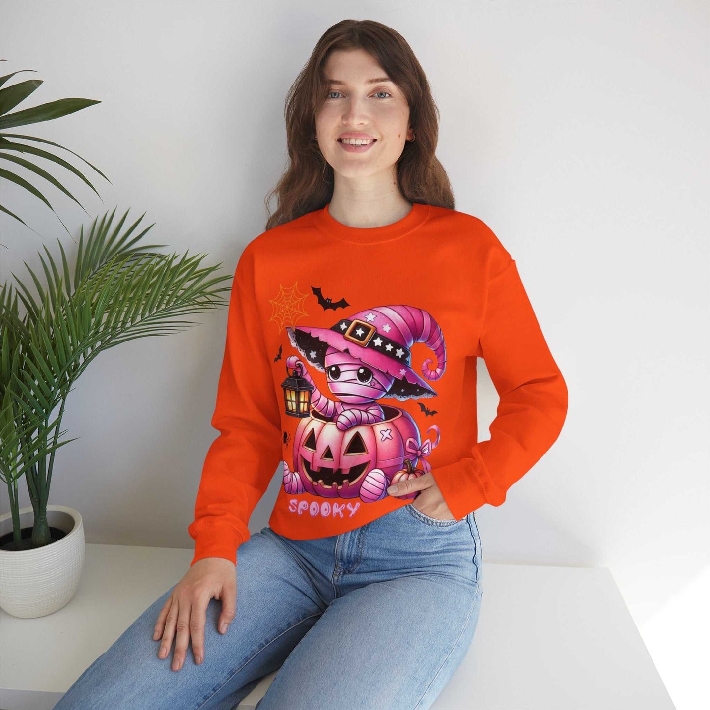 Funny Kids Halloween Sweatshirt, Spooky Season Gift