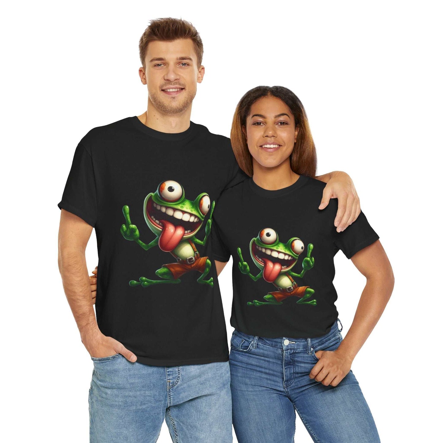 Funny Frog Graphic Tee, Quirky Unisex Shirt, Gift for Frog Lovers