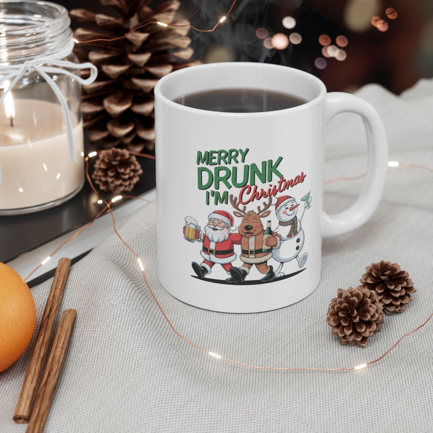 Merry Drunk Im Christmas Mugs, Funny Christmas Gift