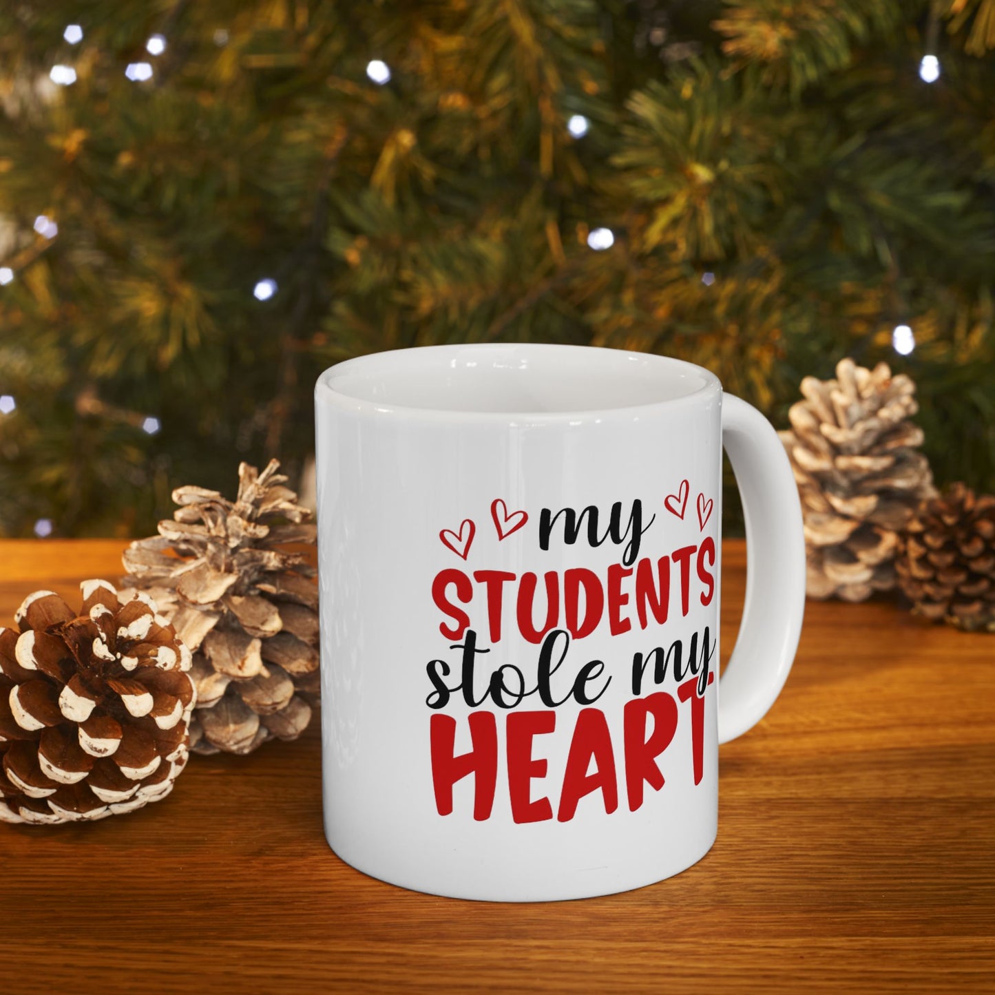 My Students Stole My Heart Mugs, Teacher Valentines Day Gift
