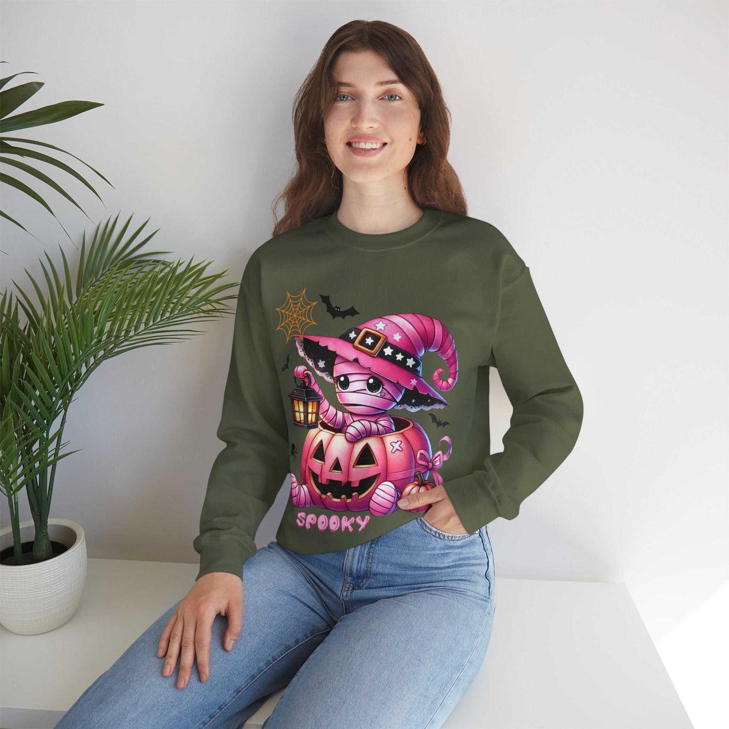 Funny Kids Halloween Sweatshirt, Spooky Season Gift
