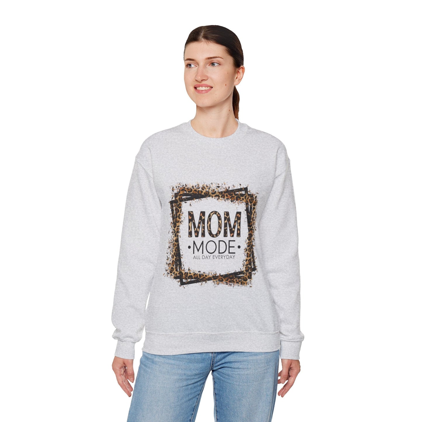 Mom Mode Sweatshirt Crewneck - All Day Everyday