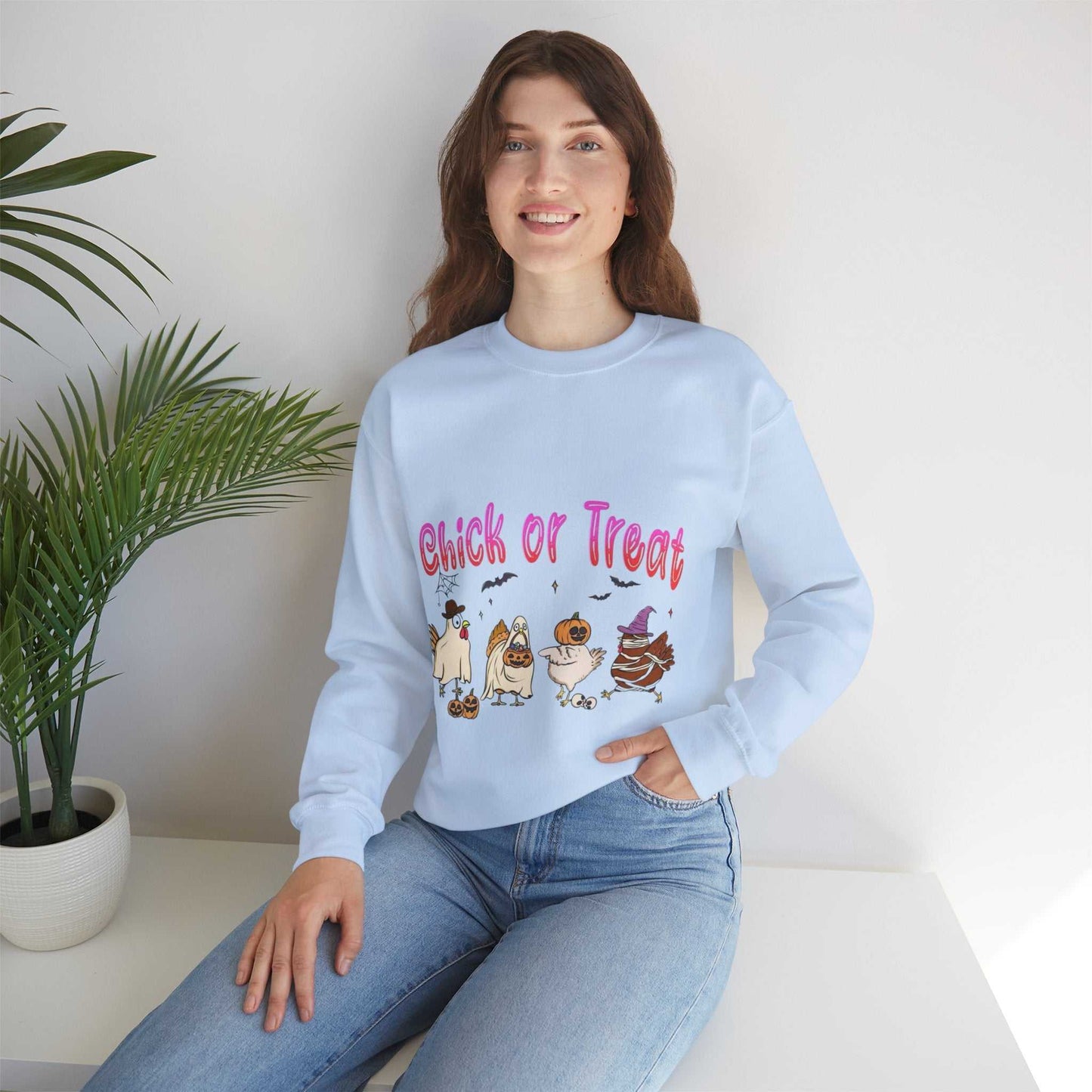Halloween Chicken Sweatshirt, Chicken Lover Gift
