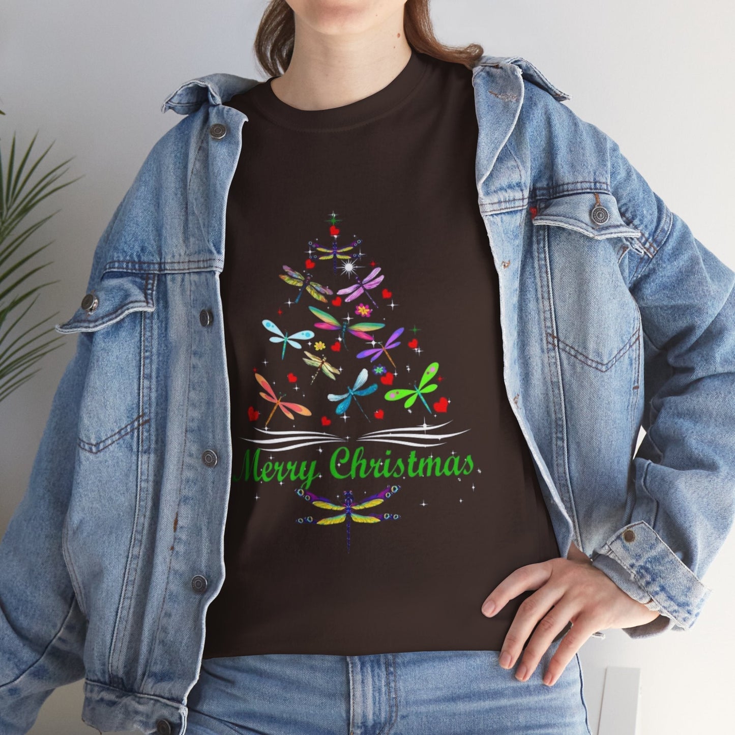 Christmas Dragonfly Shirt, Dragonfly Gift