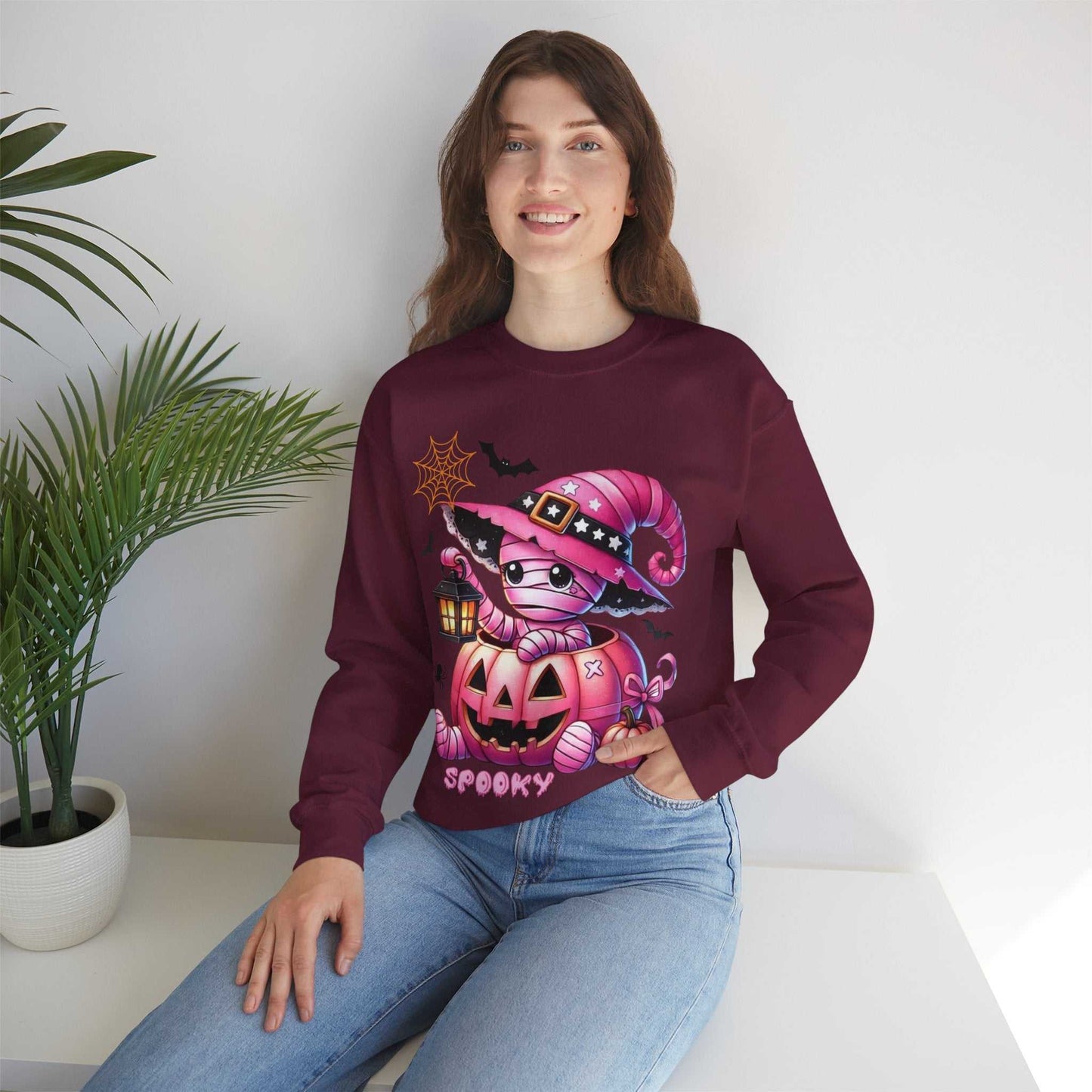 Funny Kids Halloween Sweatshirt, Spooky Season Gift