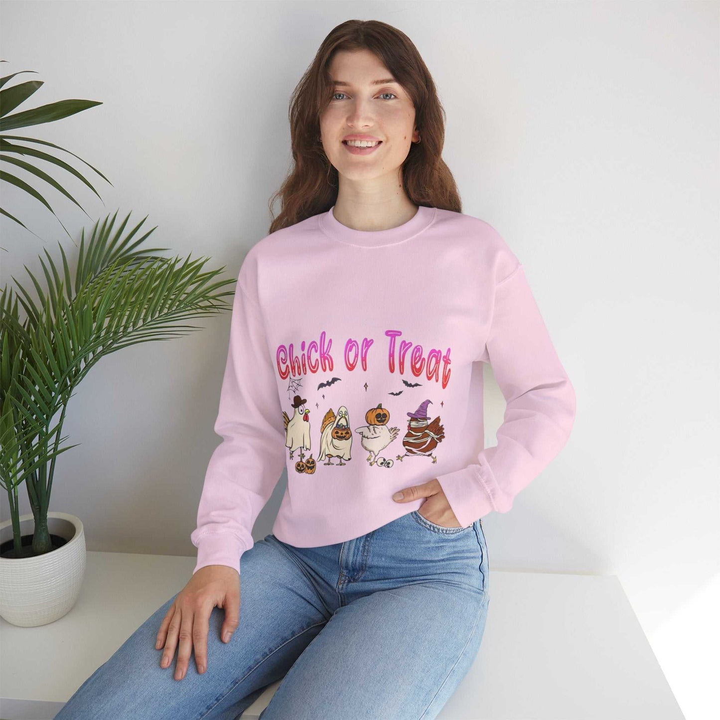 Halloween Chicken Sweatshirt, Chicken Lover Gift