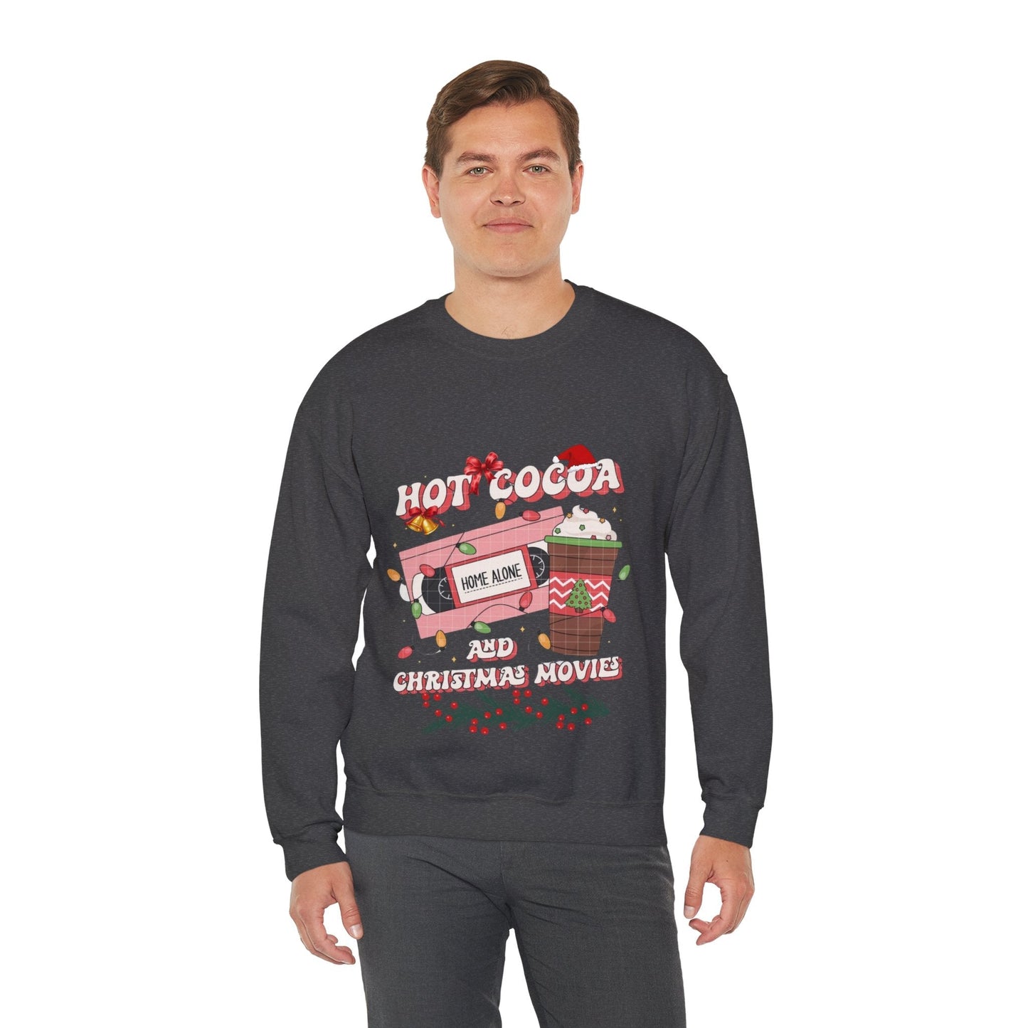 Hot Cocoa And Christmas Movies Sweatshirt, Christmas Latte Tee