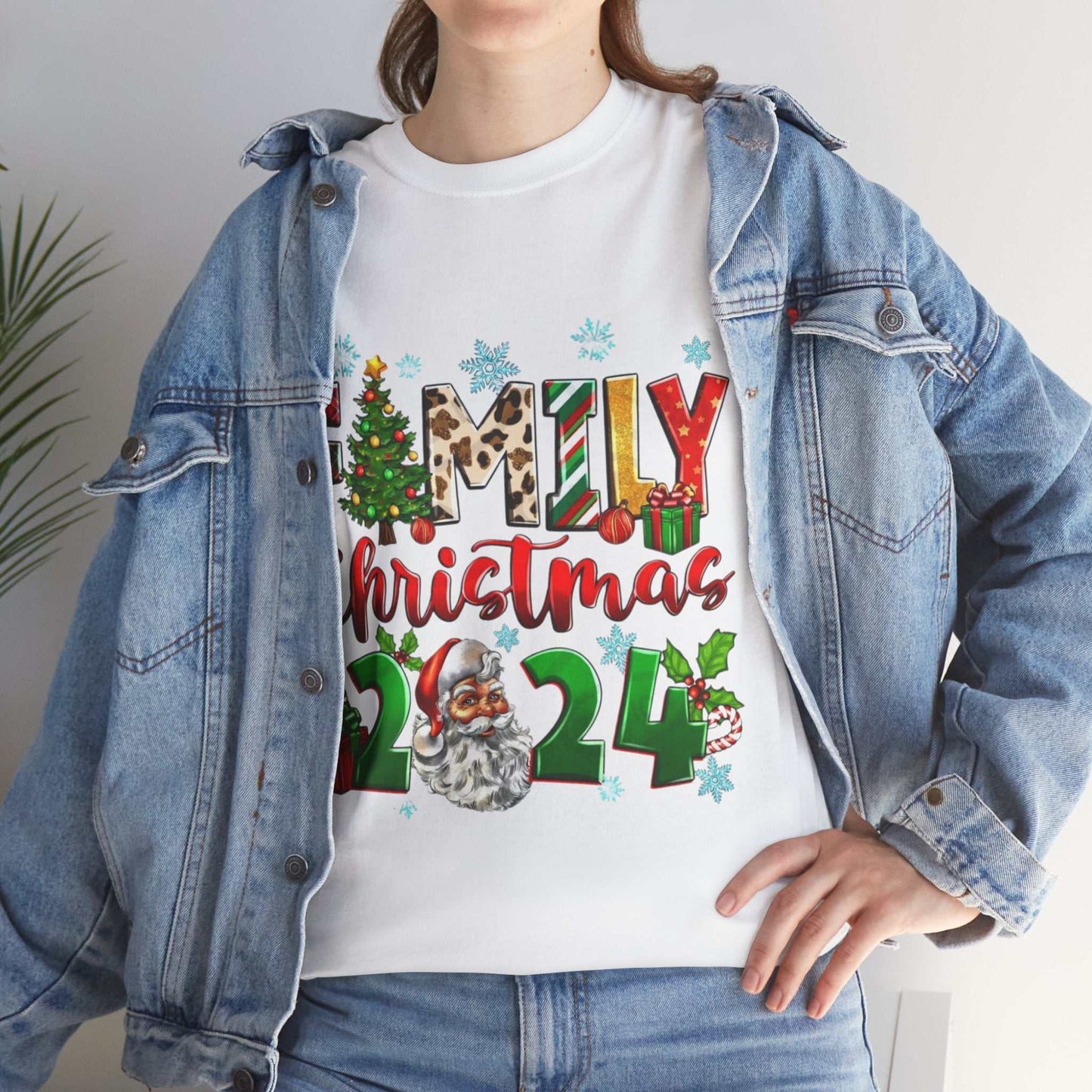 Halloween Family Christmas 2024 Shirt, Santa Claus Family Gift