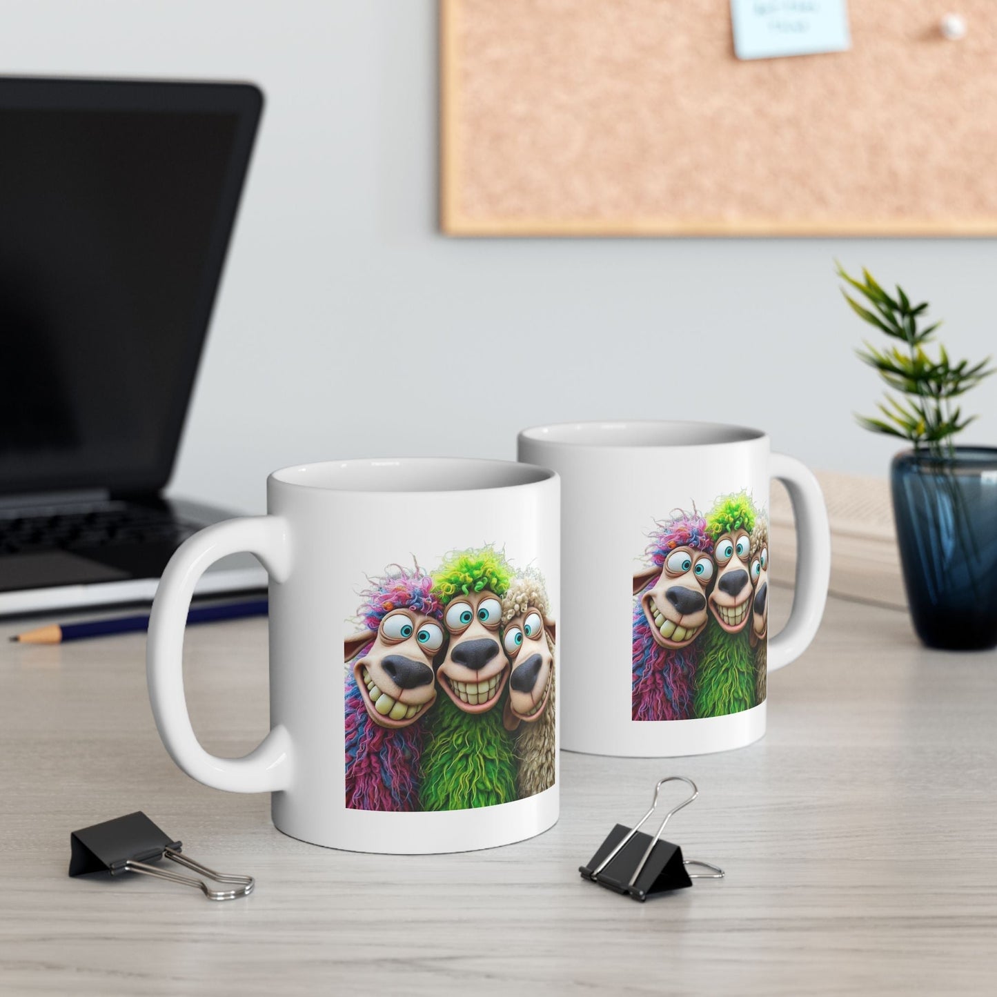 Funny Sheep Ceramic Mug - Perfect for Coffee Lovers and Gift Givers