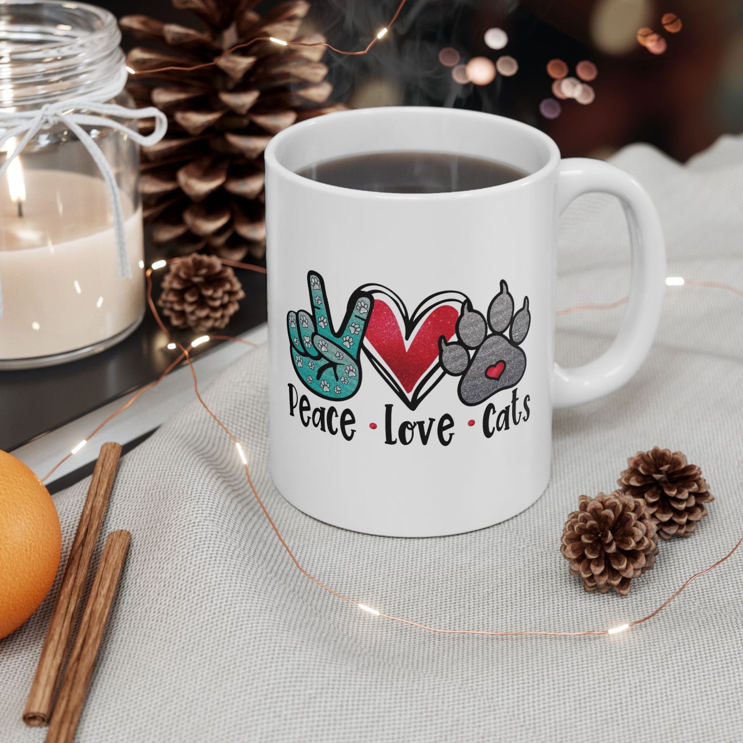 Cute Cat Lover Ceramic Mug