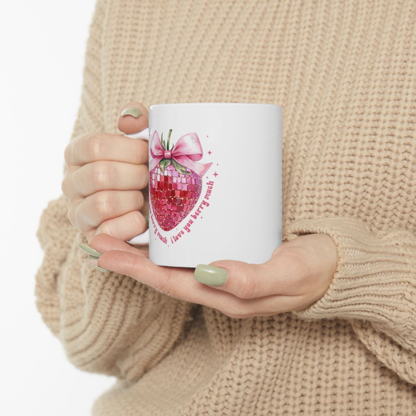 I Love You Berry Much Mug , Love Valentines Heart Gift
