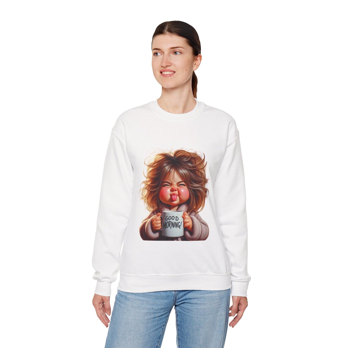 Good Morning Sweatshirt - Unisex Heavy Blend Crewneck