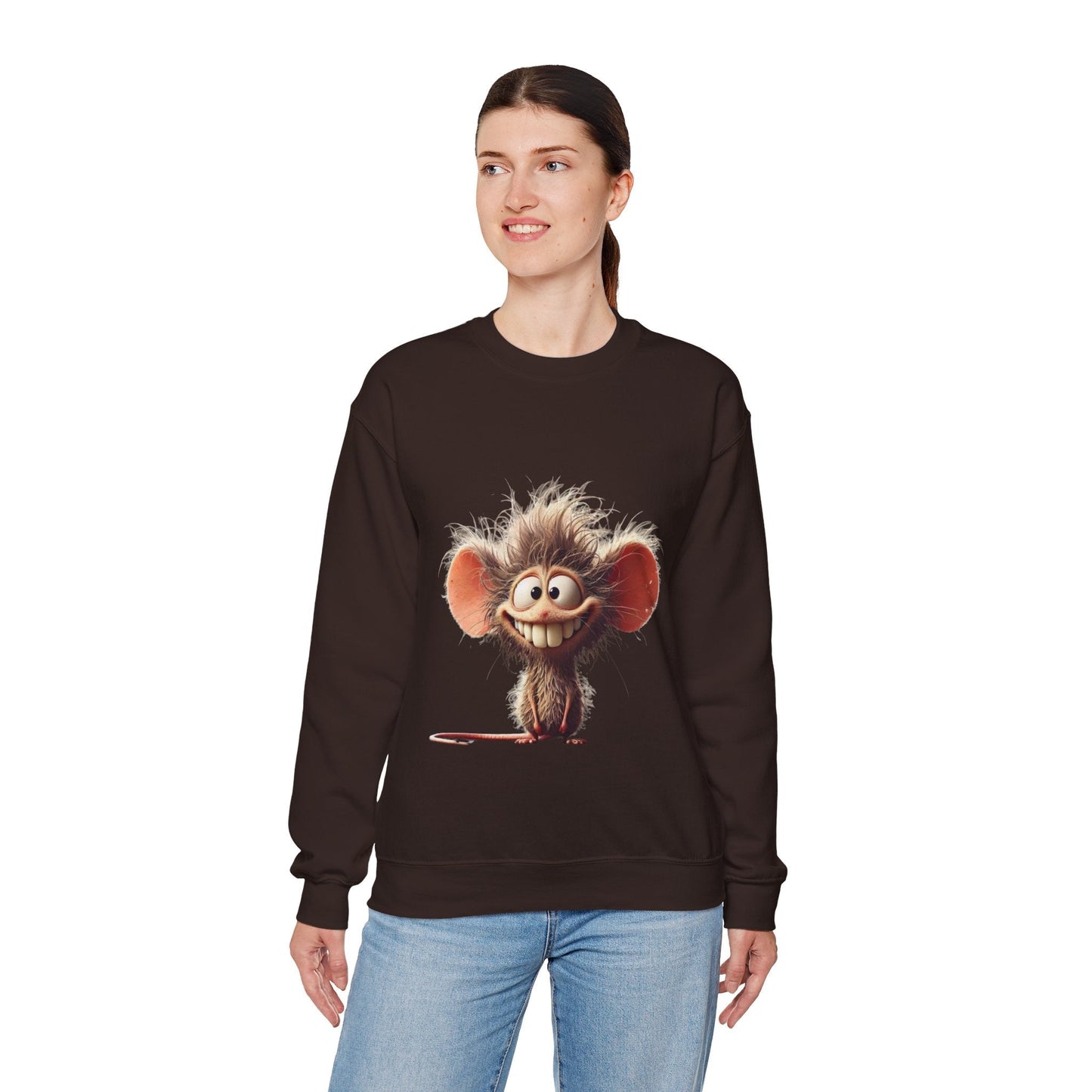 Funny Cartoon Character Unisex Crewneck Sweatshirt