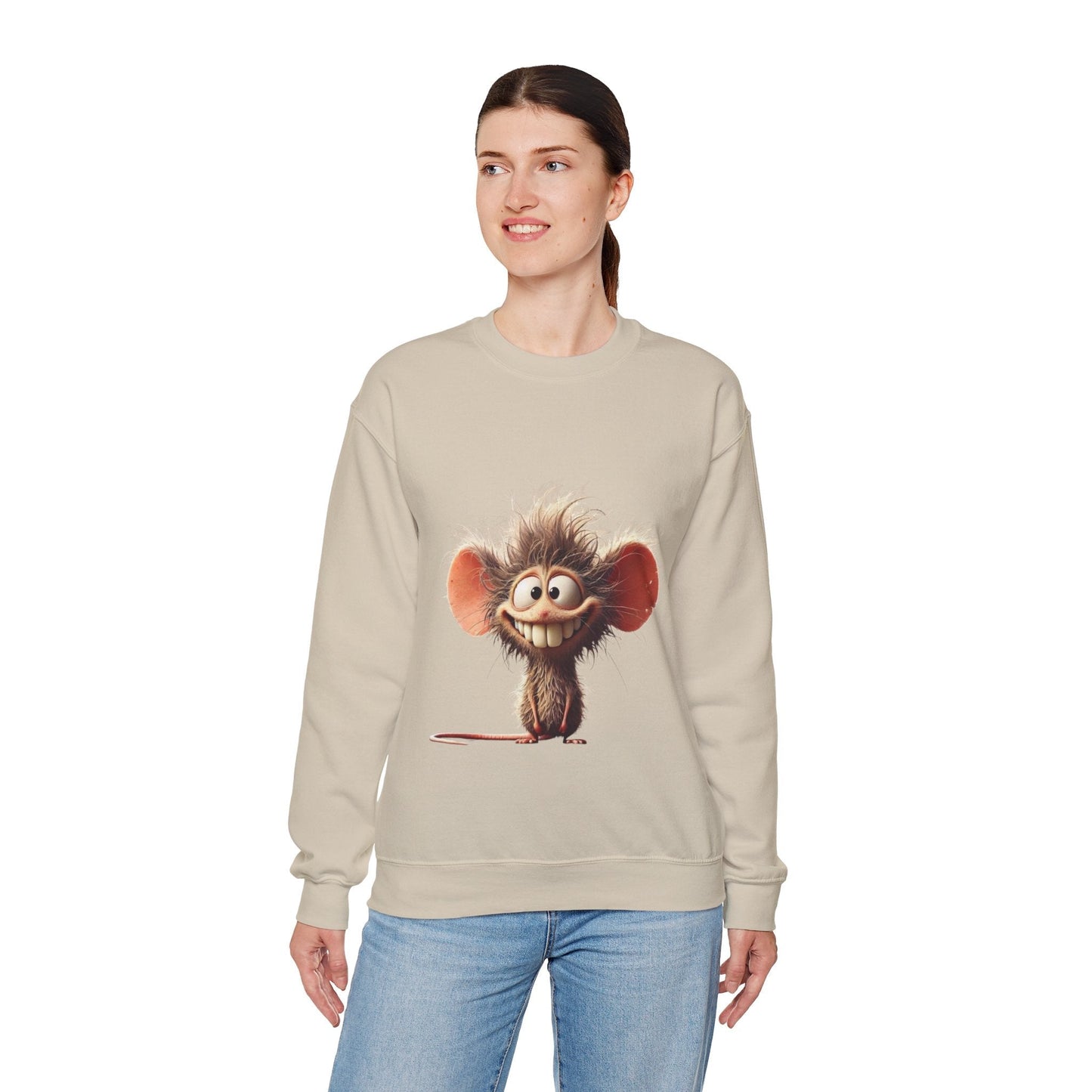 Funny Cartoon Character Unisex Crewneck Sweatshirt