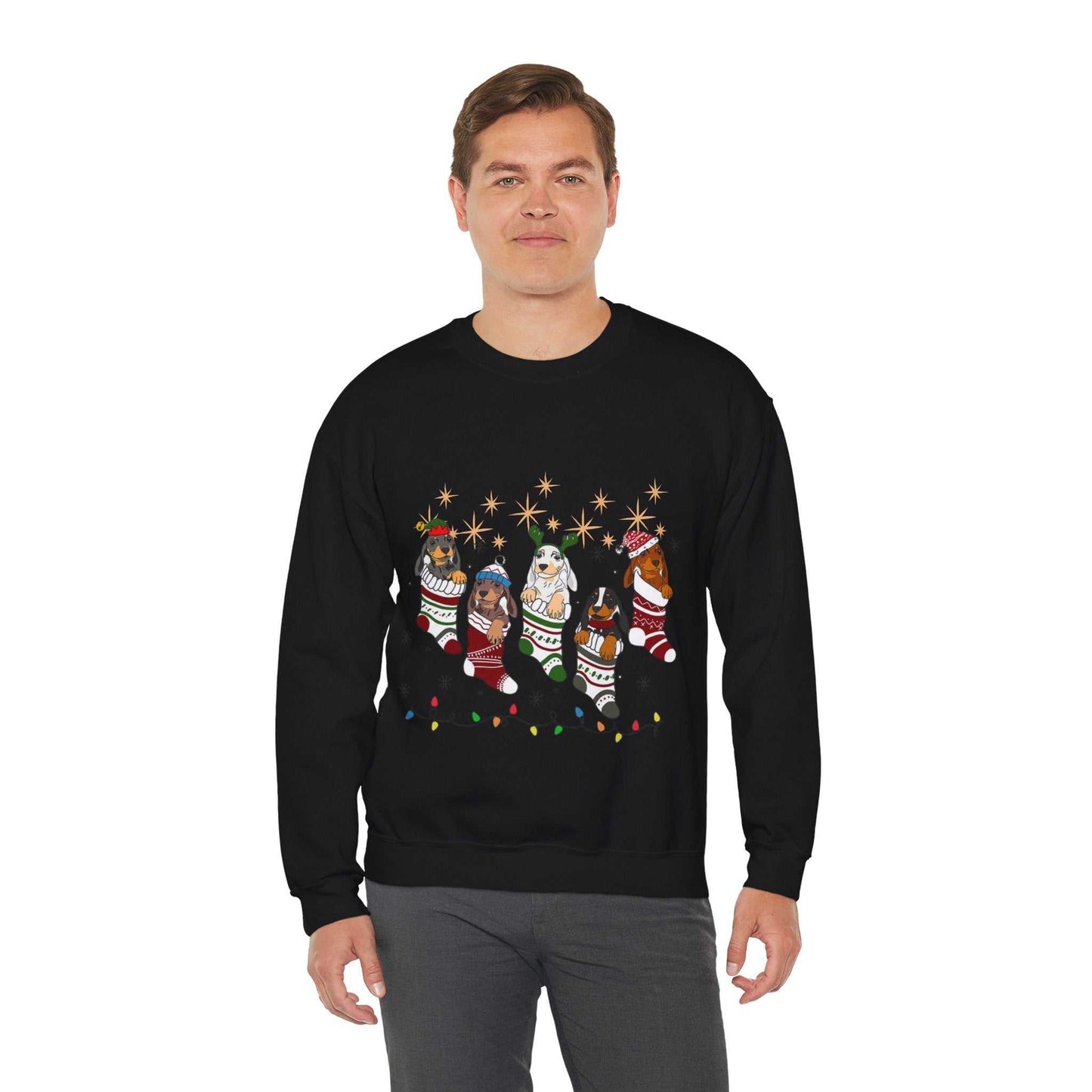 Funny Christmas Dogs Sweatshirt, Christmas Dog Gift