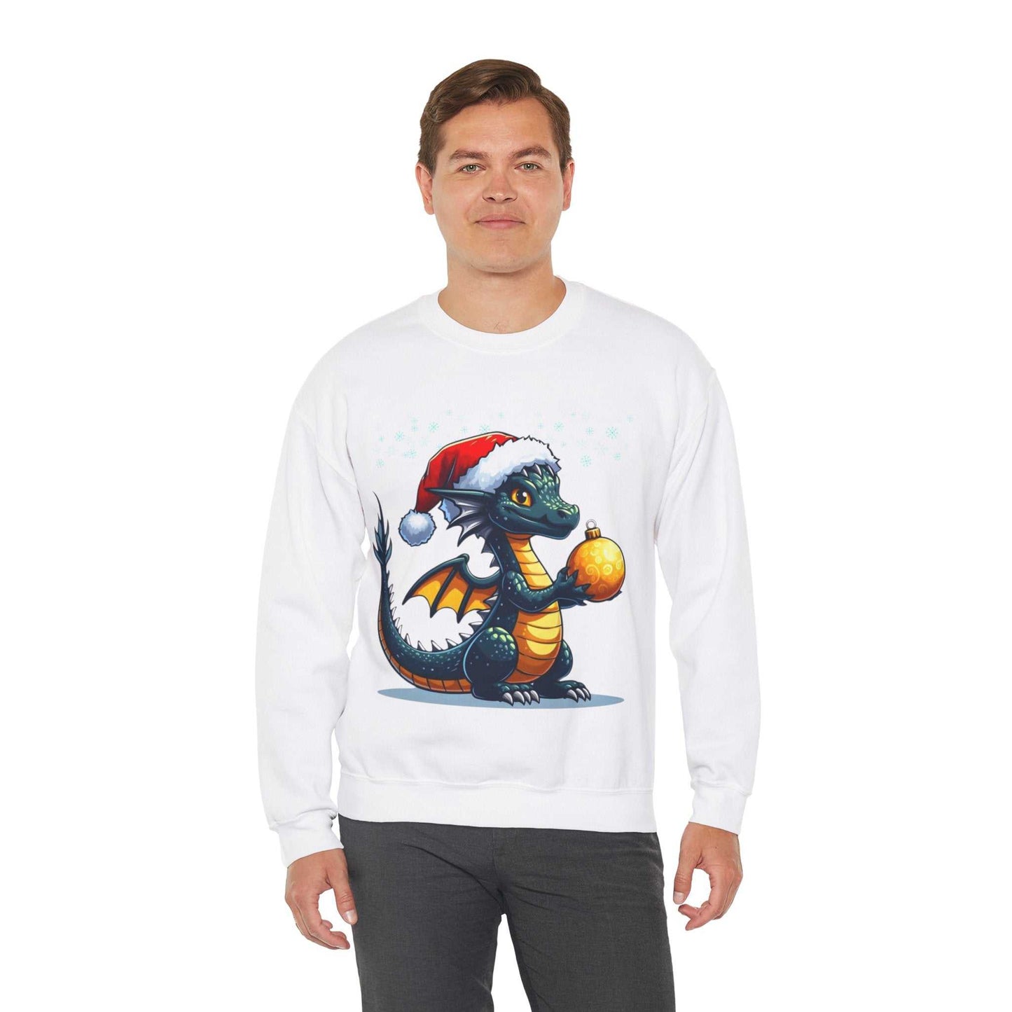 Dinosaur Christmas Sweatshirt, Funny Christmas Dinosaur Gift