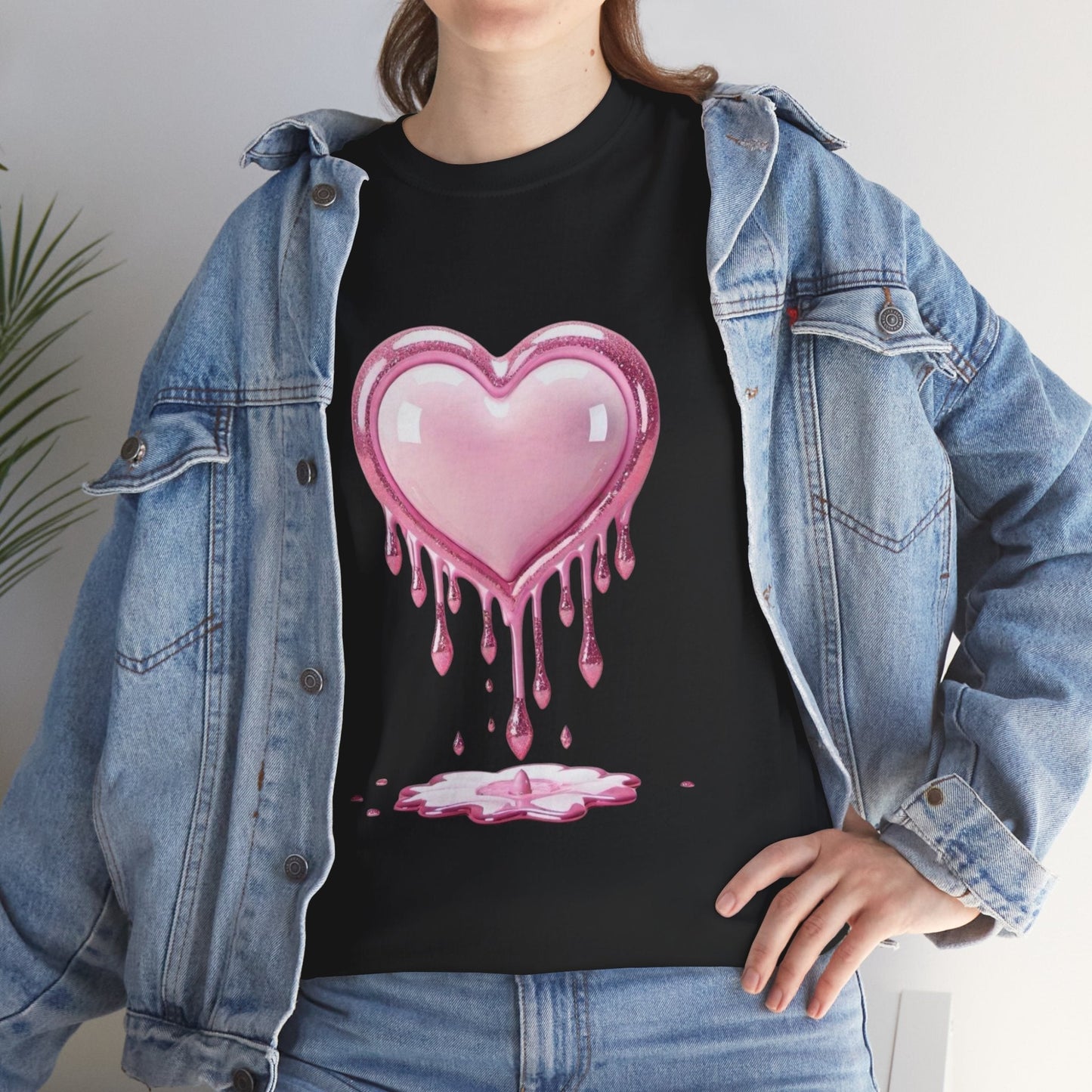 Drippy Heart Valentines Day T-shirt, My Heart Valentines Day Gift