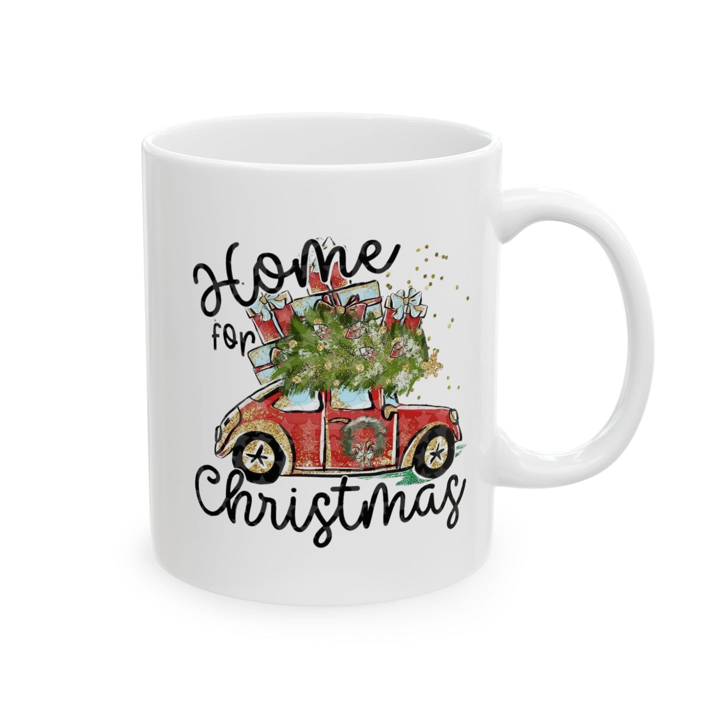 Home for Christmas Mugs, Christmas Holiday Gift for Home